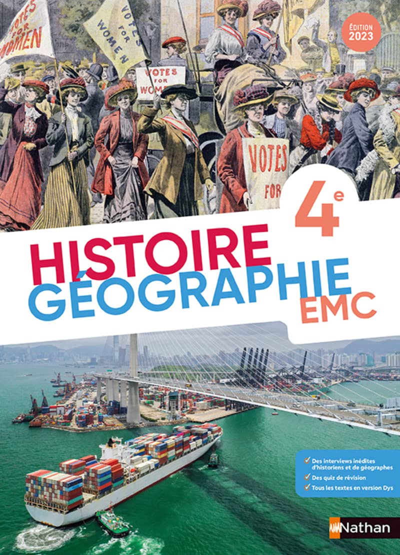 Histoire-Géographie EMC 4e 9782095018566