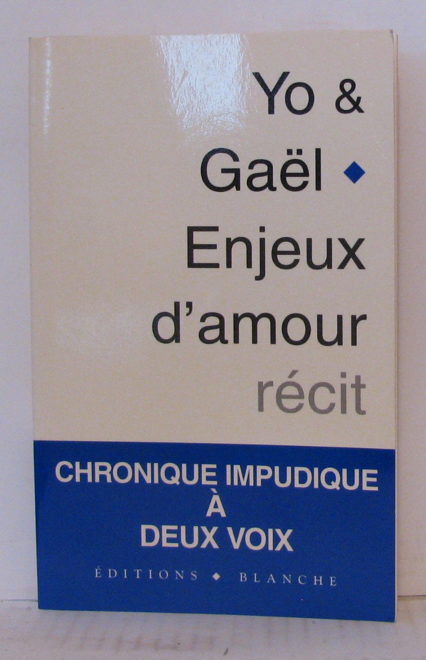 Enjeux d'amour 9782911621338