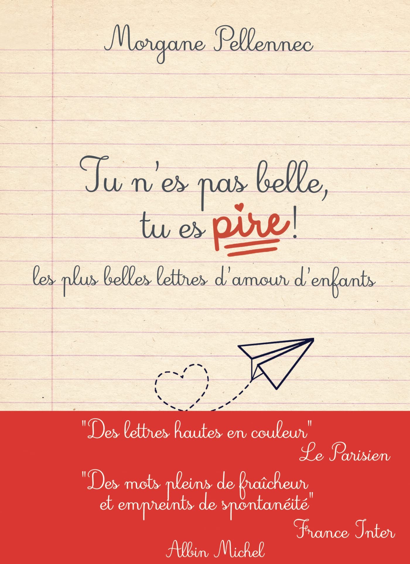 Tu n'es pas belle, tu es pire !: Les plus belles lettres d'amour d'enfants 9782226457318