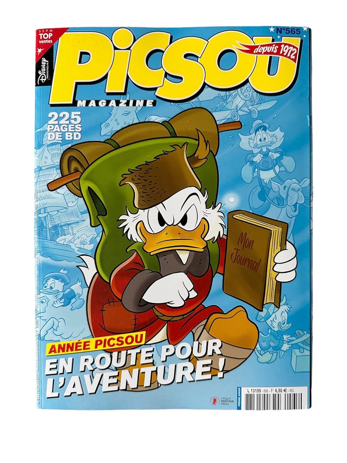 Picsou Magazine Numéro 565 : Année Picsou, en route pour l'aventure! 