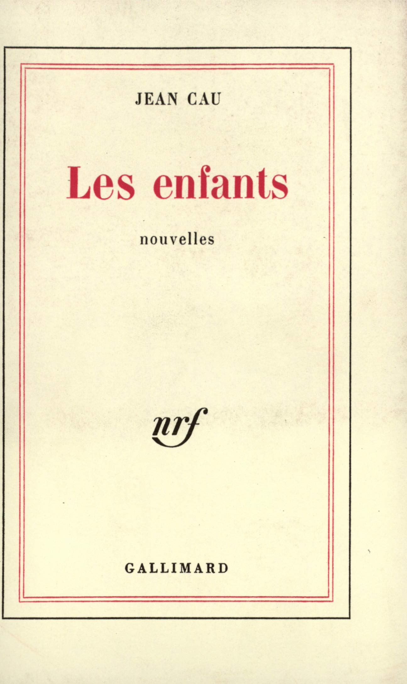 Les Enfants 9782070291663