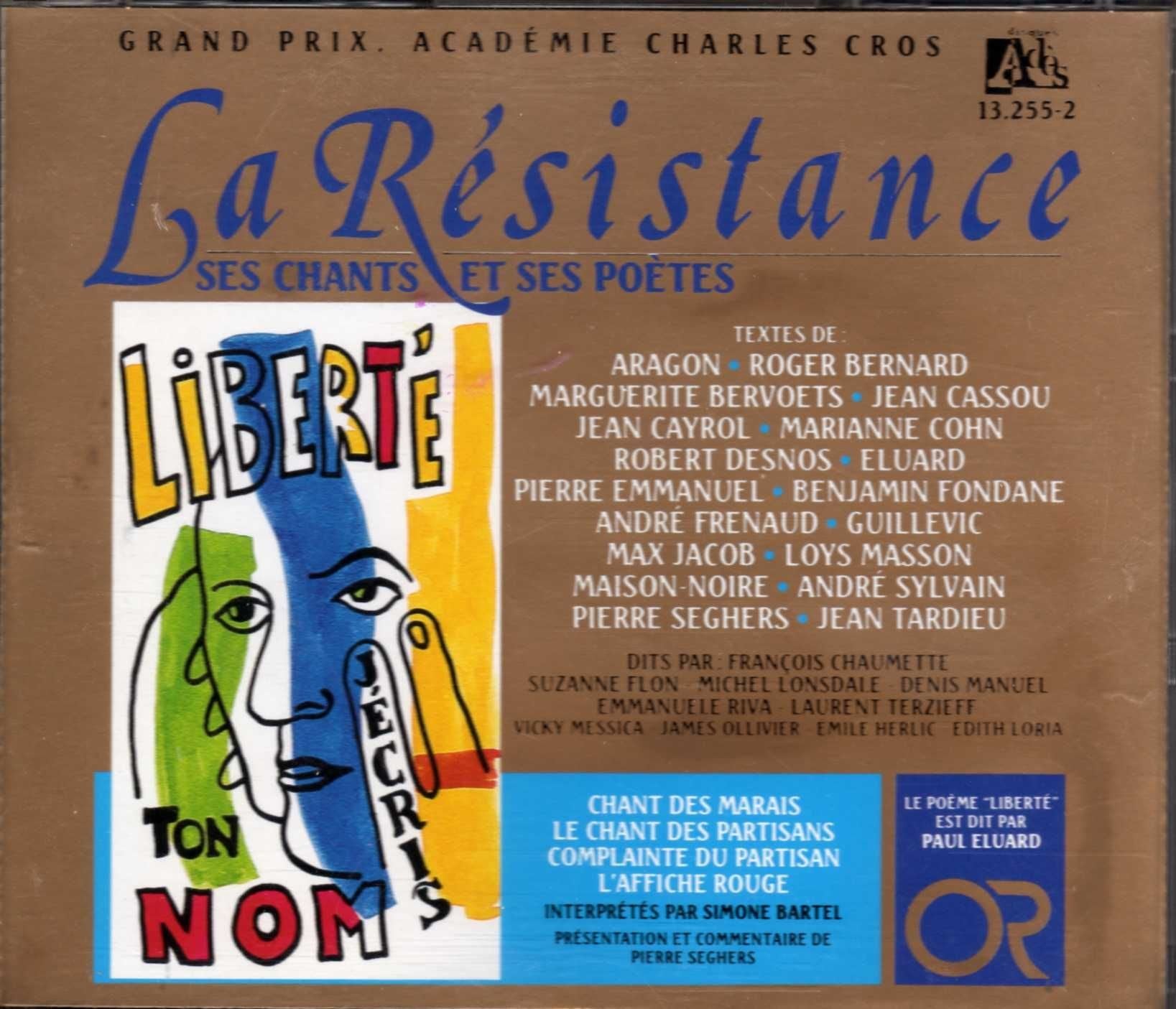 La résistance, ses chants et ses poètes 3129671325520