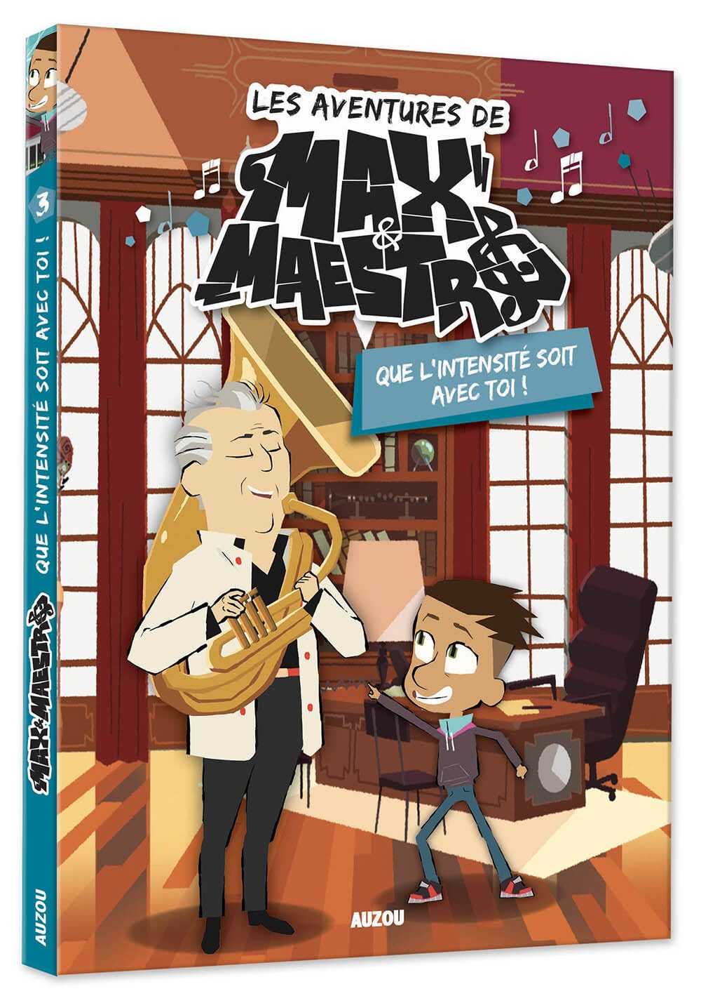 Les aventures de Max & Maestro, Tome 3 : Que l'intensité soit avec toi ! (1CD audio) 9782733866566