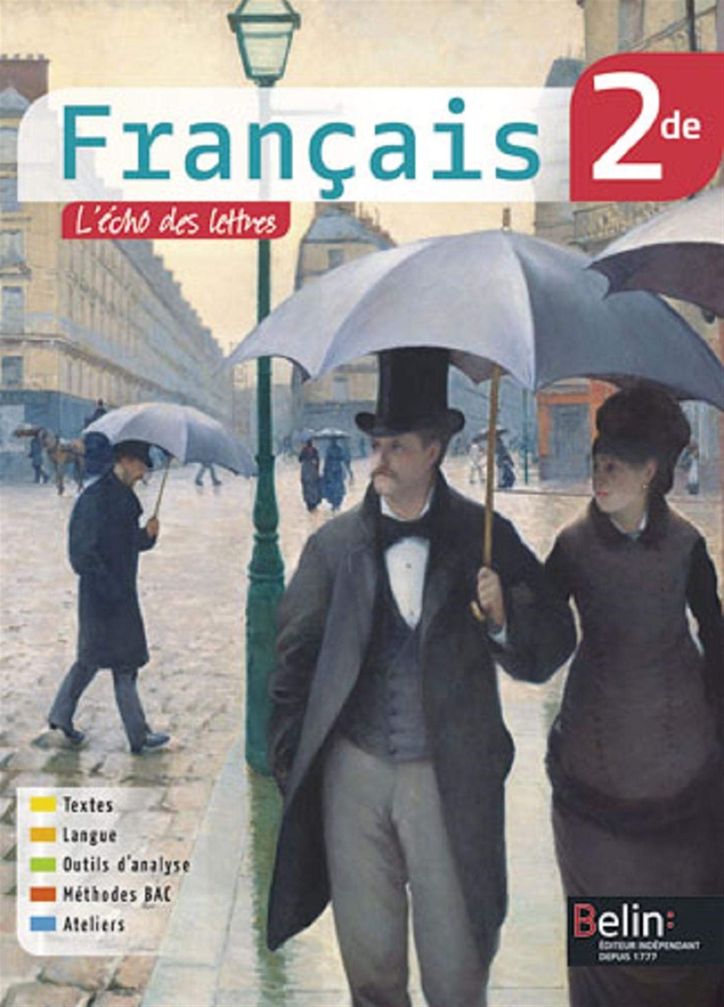 Français - 2de (2015): Manuel élève 9782701193250