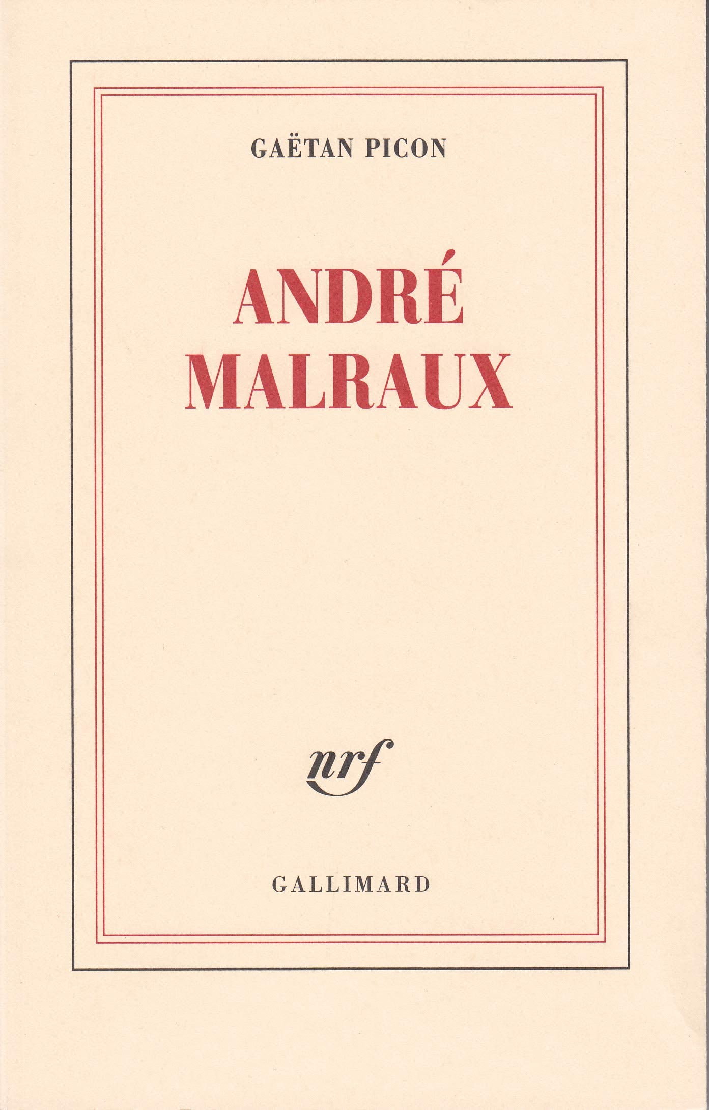 André Malraux 9782070250882