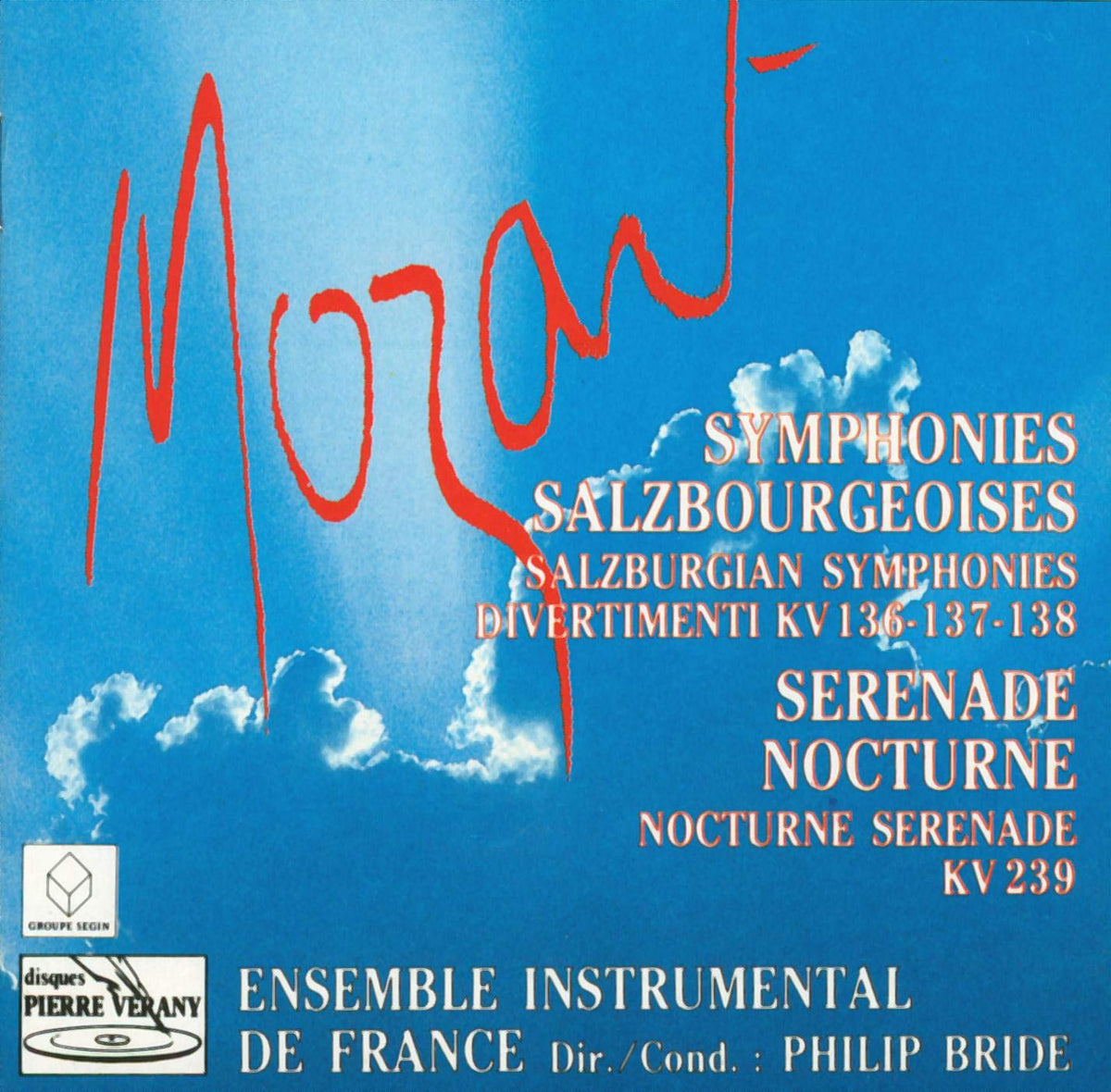 Mozart:Serenata Notturna(Fuori Catalogo) [Import] 3297167871025