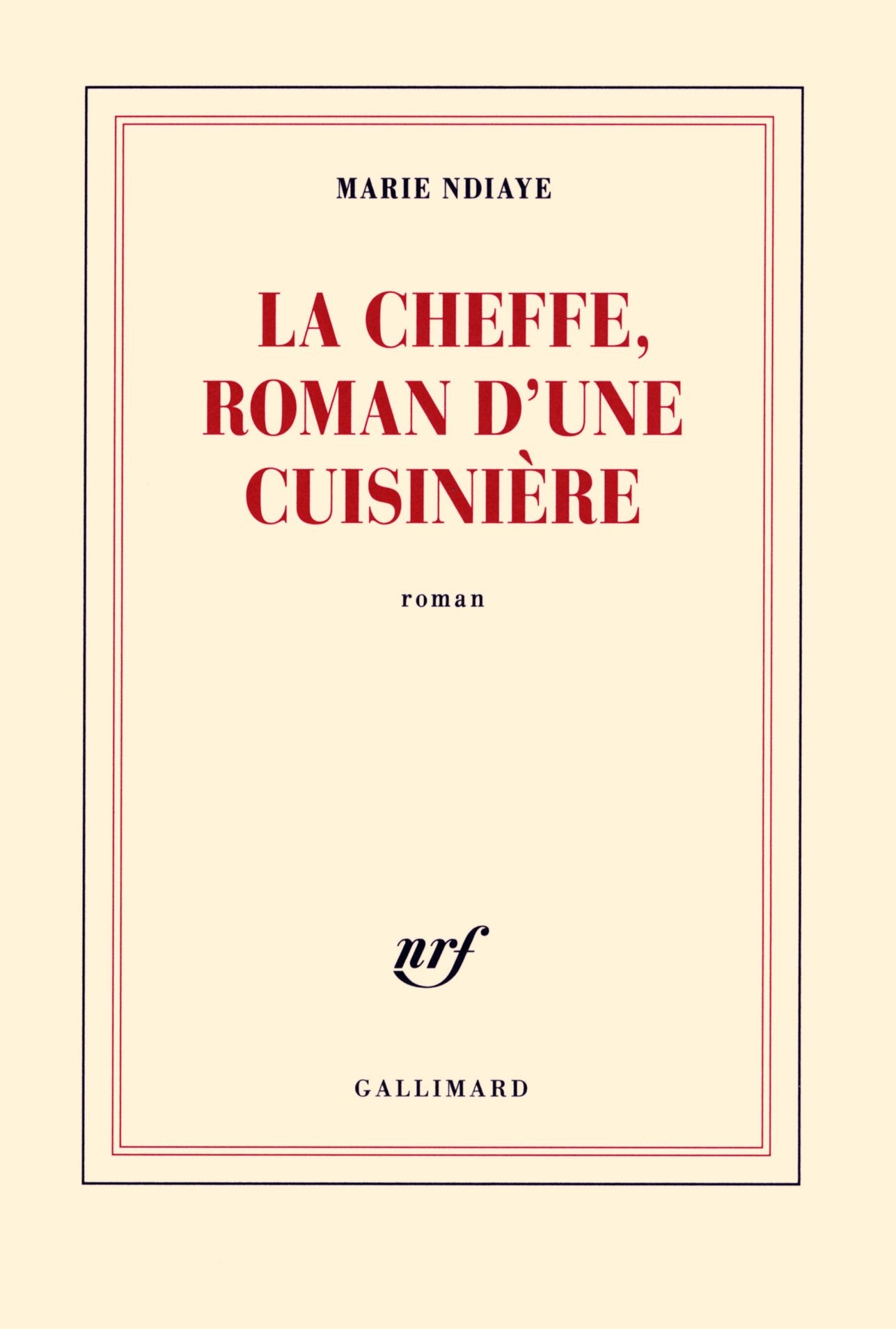 La Cheffe, roman d'une cuisinière 9782070116232