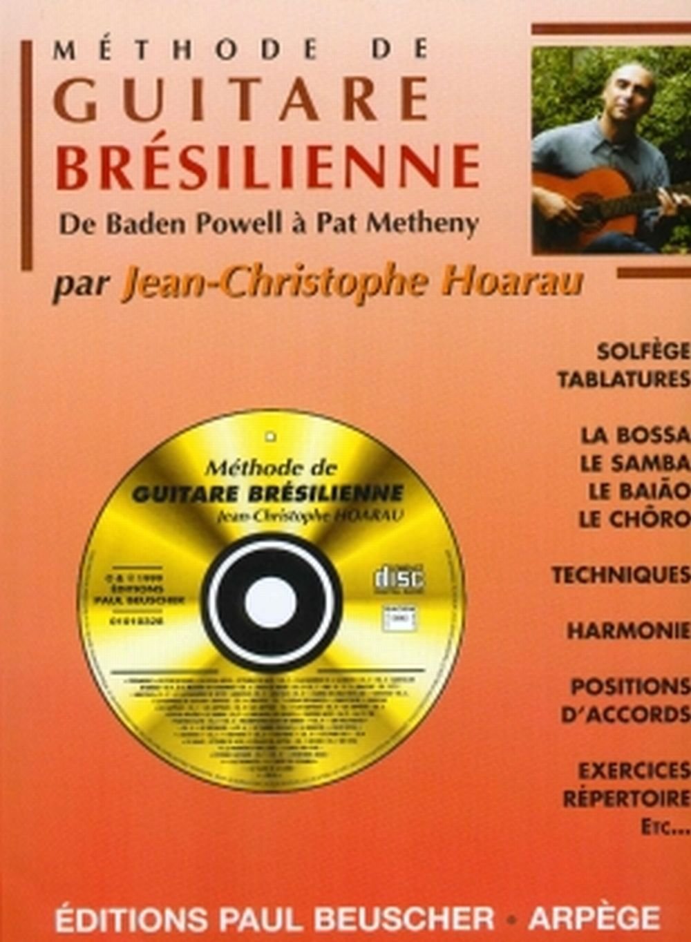 Partition : Methode guitare bresilienne + CD.C. Hoarau 3137990011888