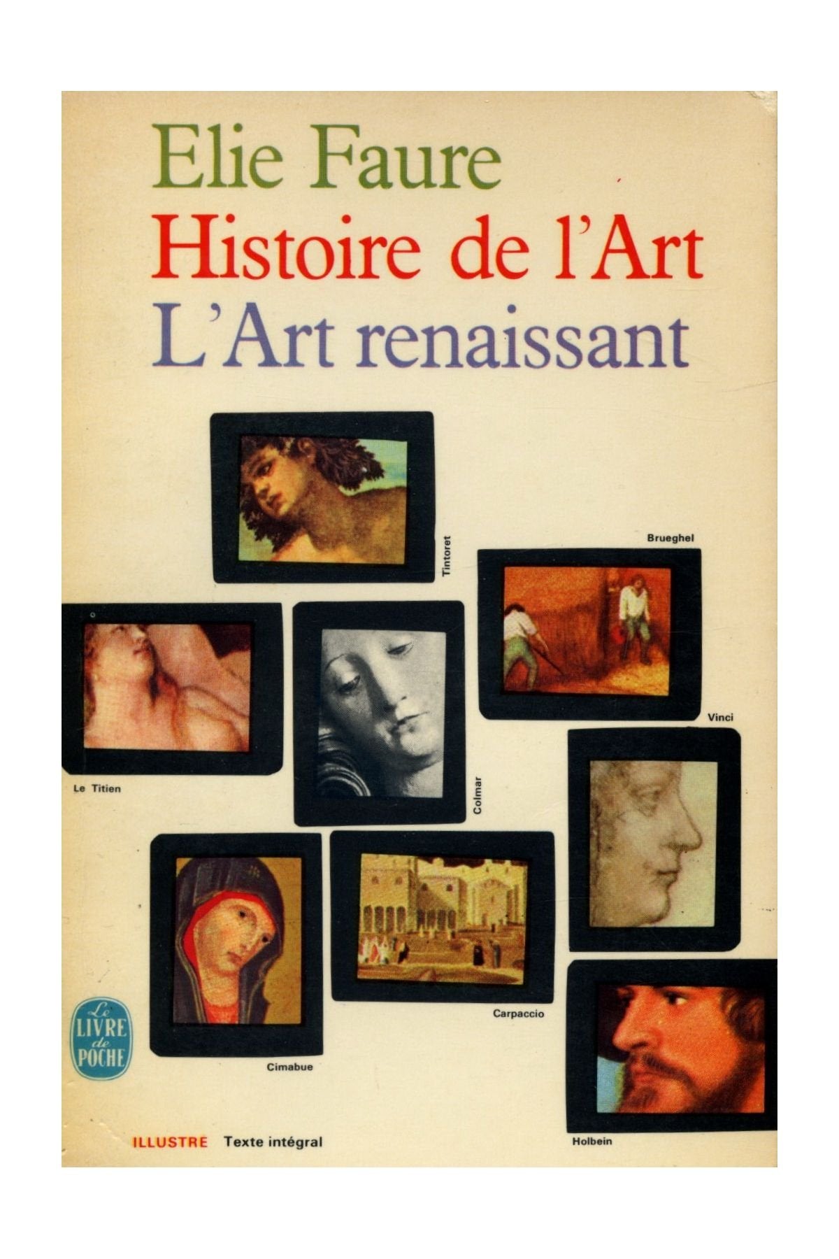 Histoire de l'art renaissant / Elie Faure / Réf558 
