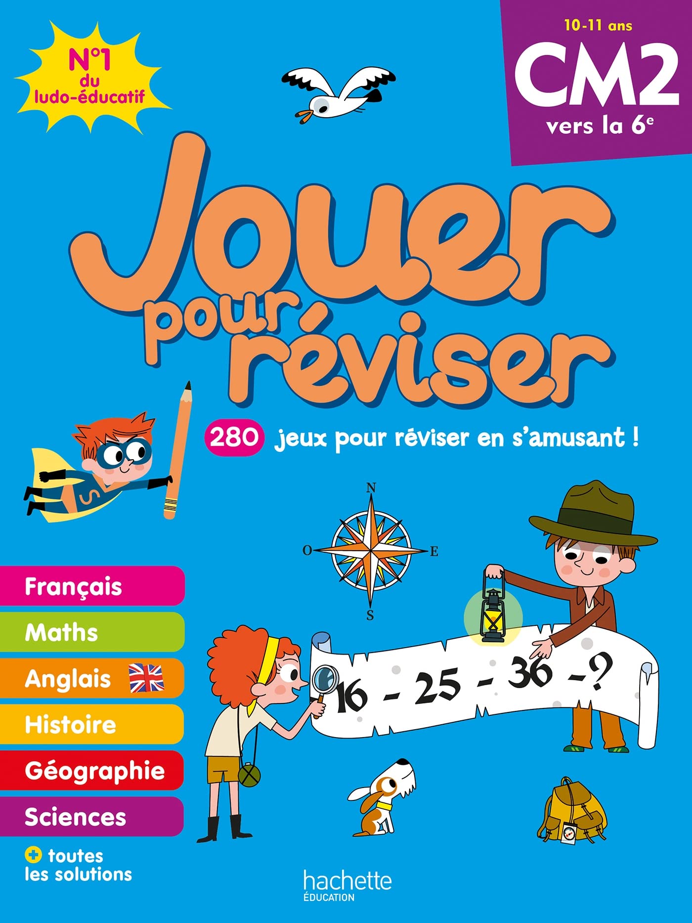 Jouer pour réviser - Du CM2 à la 6e - Cahier de vacances 2024 9782017118152