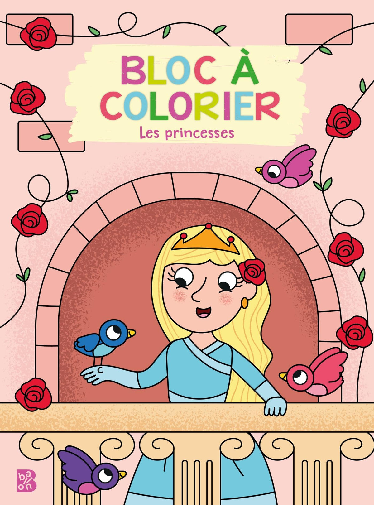 Bloc à colorier - Les princesses 9789403244822