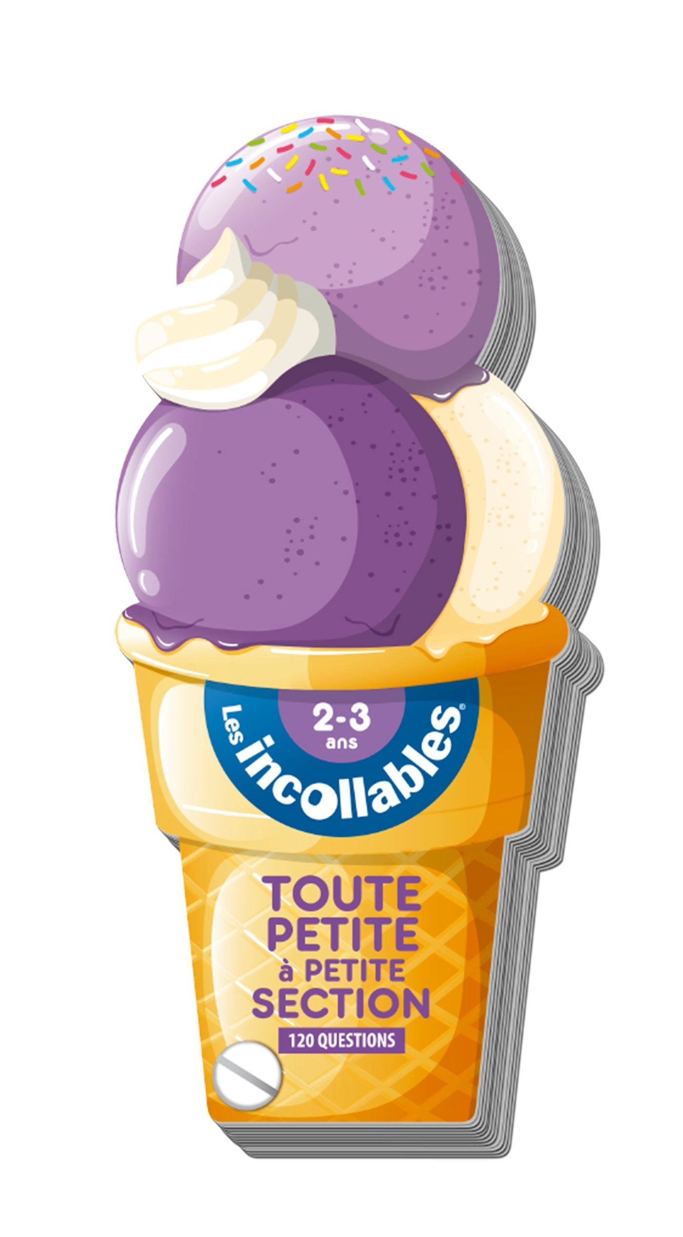 Incollables - Glace Toute petite à petite section - Cahier de vacances 9782809655391