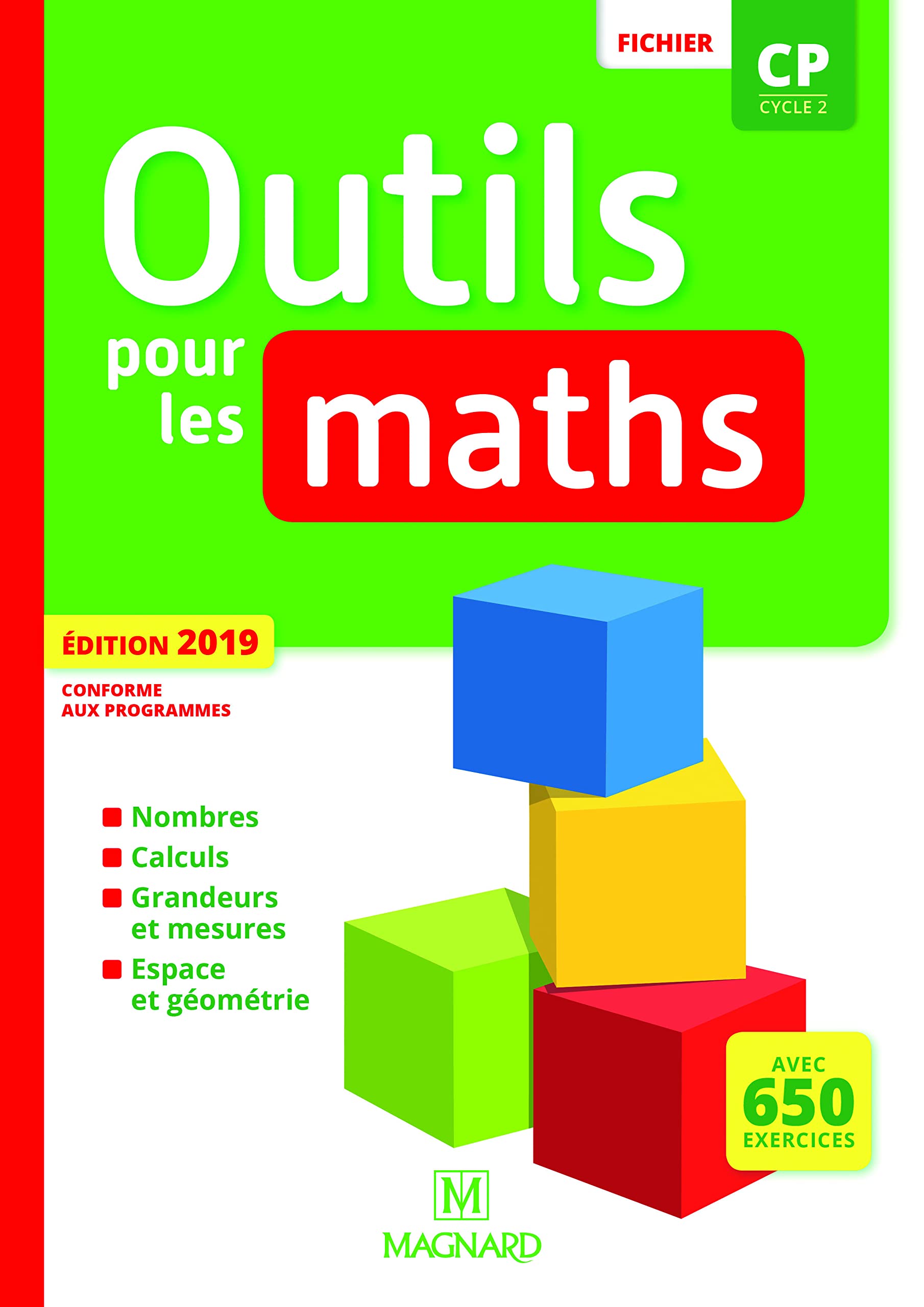 Outils pour les Maths CP (2019) - Fichier de l'élève 9782210505179