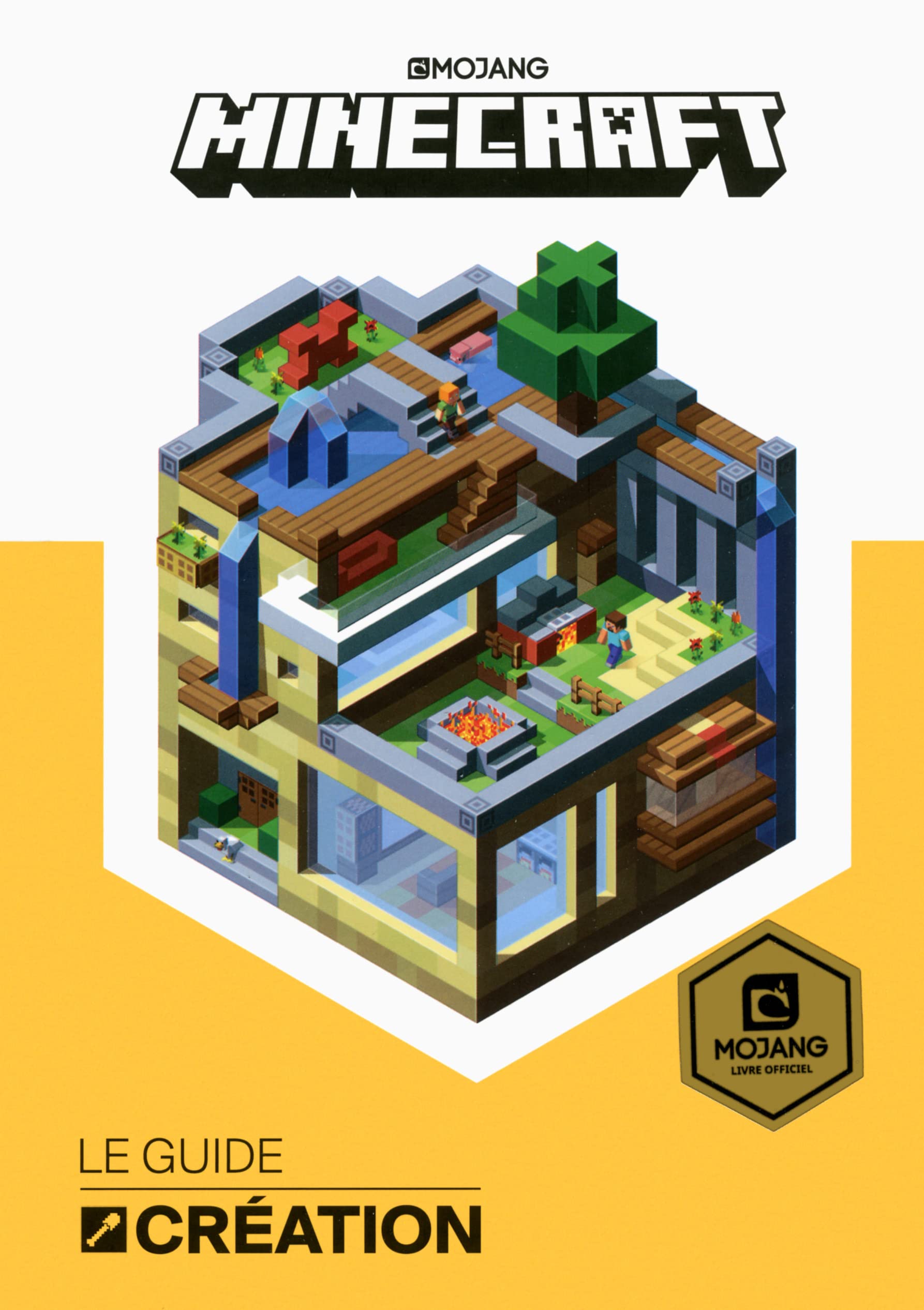 Minecraft, le guide Création - Livre officiel Mojang - De 9 à 14 ans 9782075078382