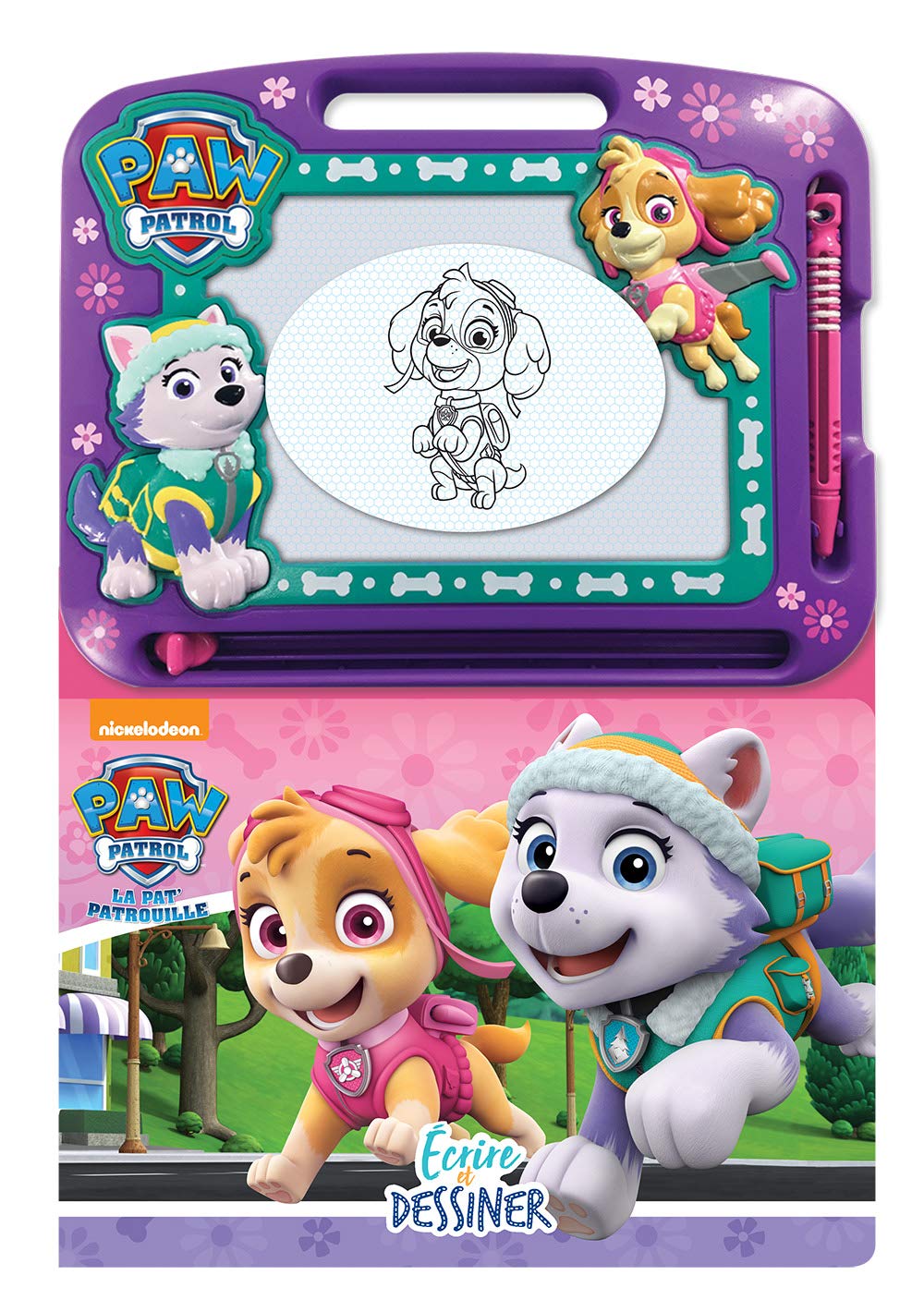 Nickelodeon Pat Patrouille Écrire Et Dessiner, Rose 9782764343494