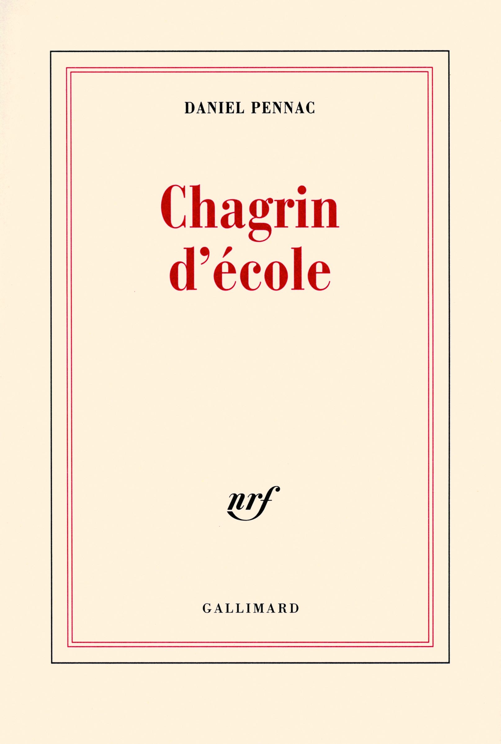 Chagrin d'école 9782070769179