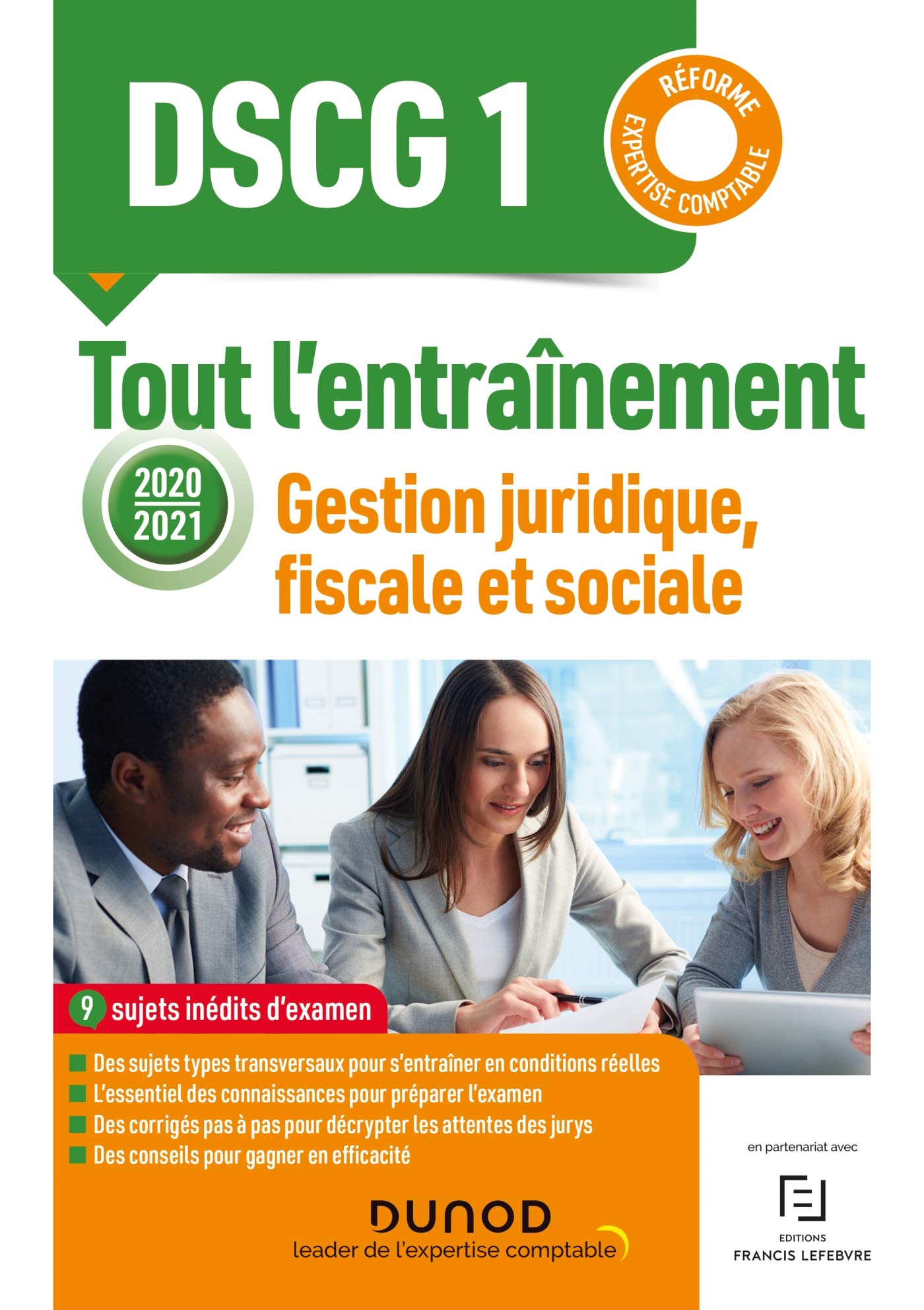 DSCG 1 - Gestion juridique, fiscale et sociale 2020/2021 - Tout l'entraînement: Tout l'entraînement - Réforme Expertise comptable (2020-2021) 9782100815463