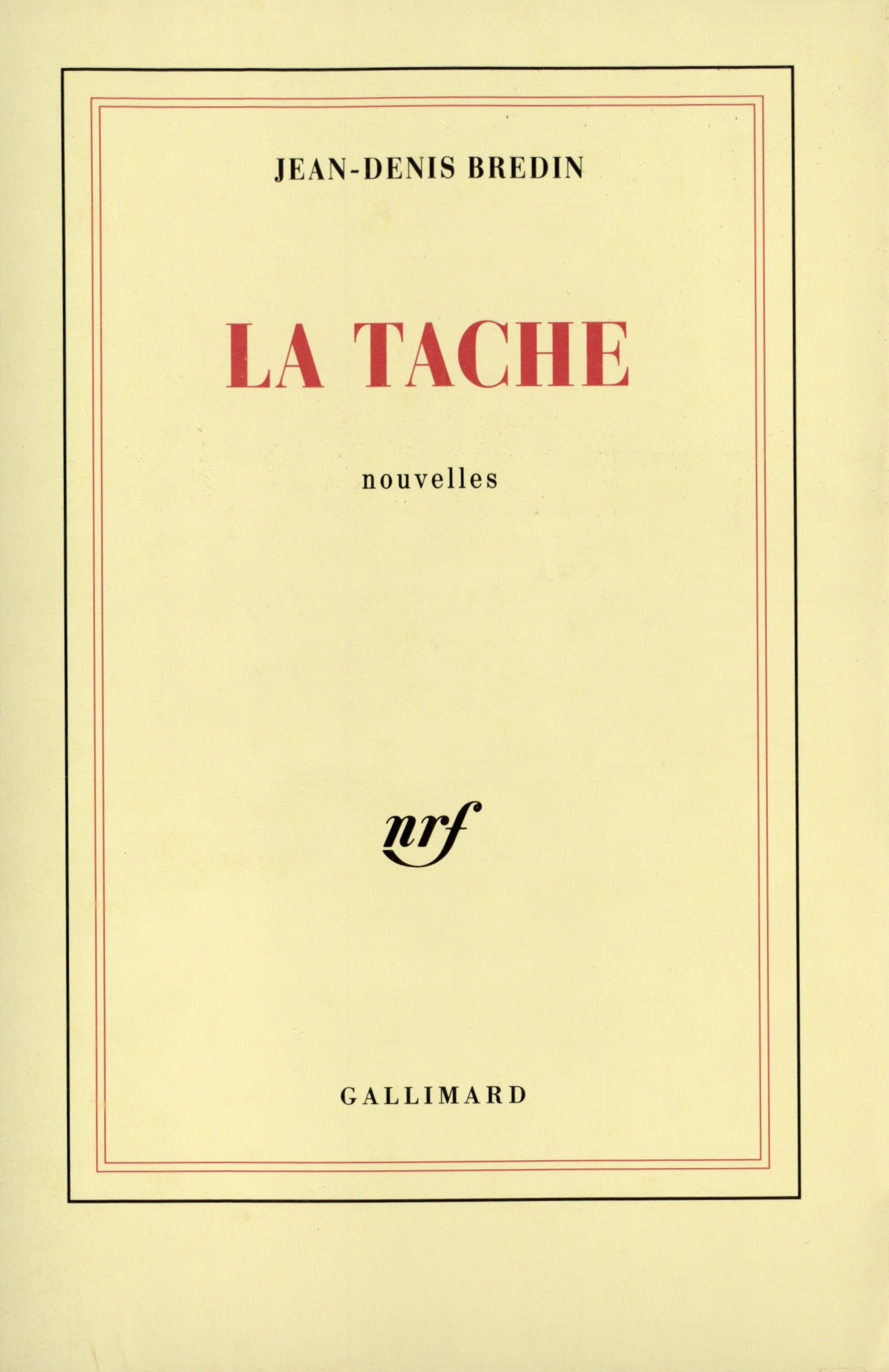 La tache 9782070713073