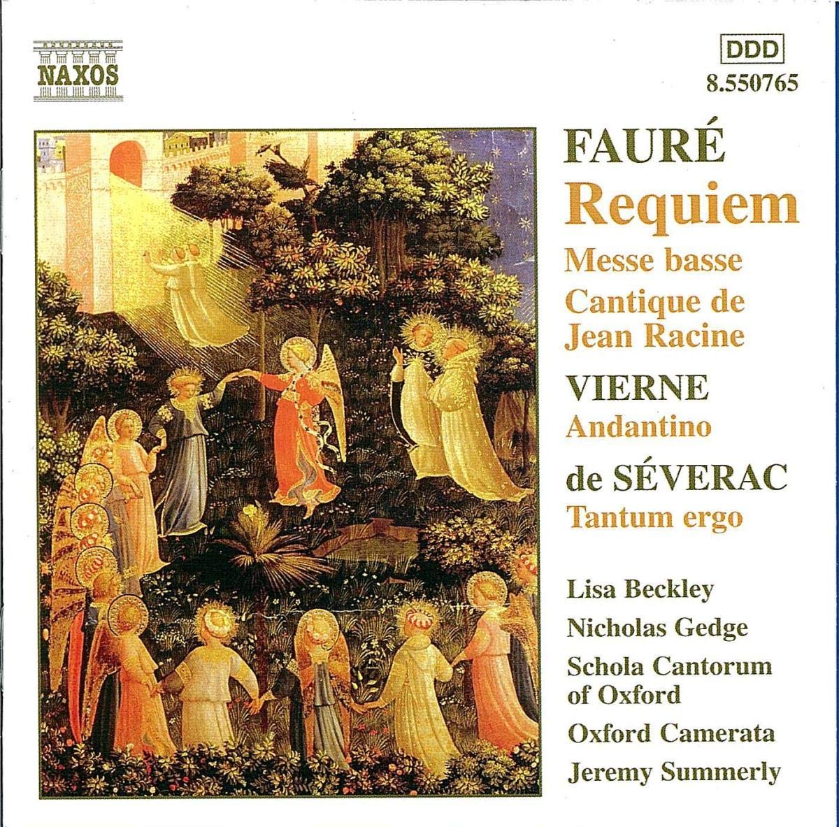 Fauré : Requiem - Messe basse - Cantique de Jean Racine 0730099576529