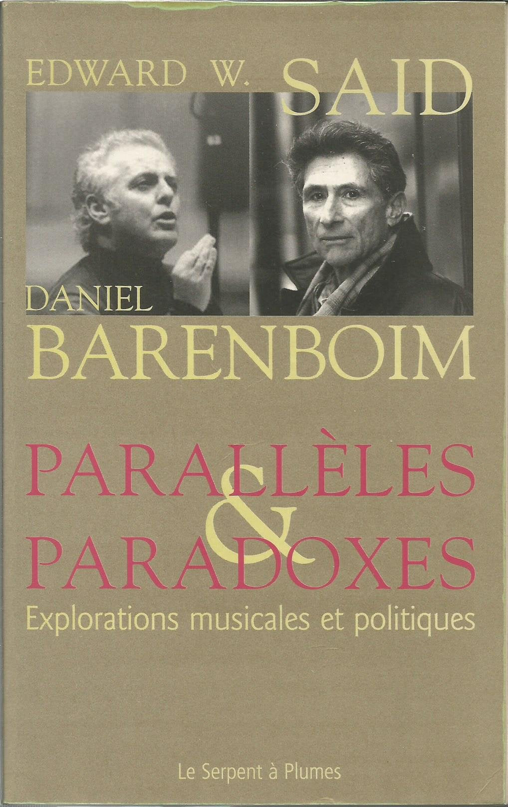 Parallèles et Paradoxes : Explorations musicales et politiques 9782842614249