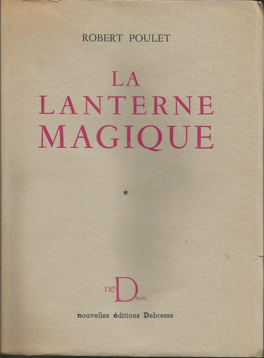 La lanterne magique de la critique. 