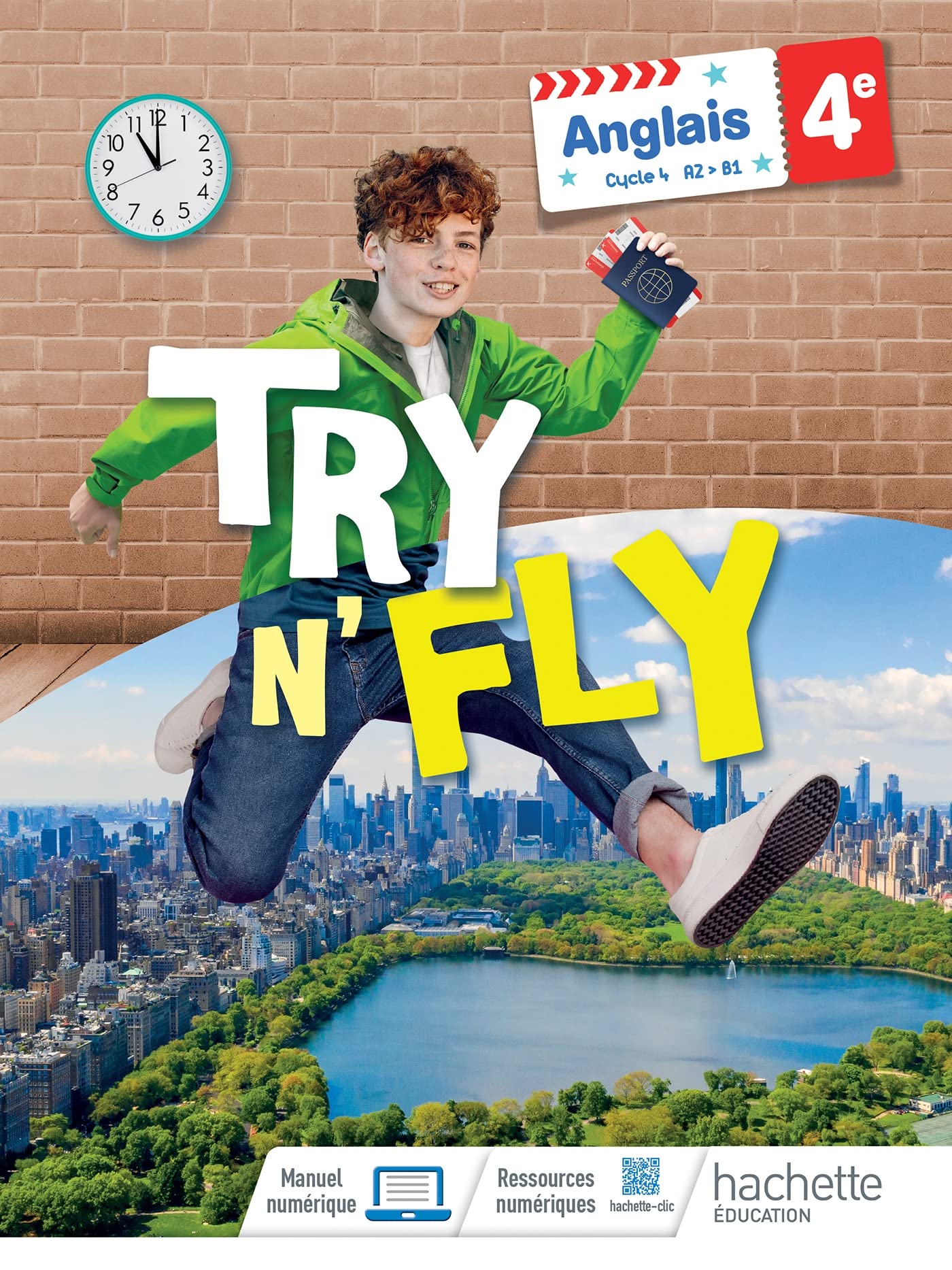 Anglais collège - Try n' Fly cycle 4 4e - Livre élève - Ed. 2022 9782017030591