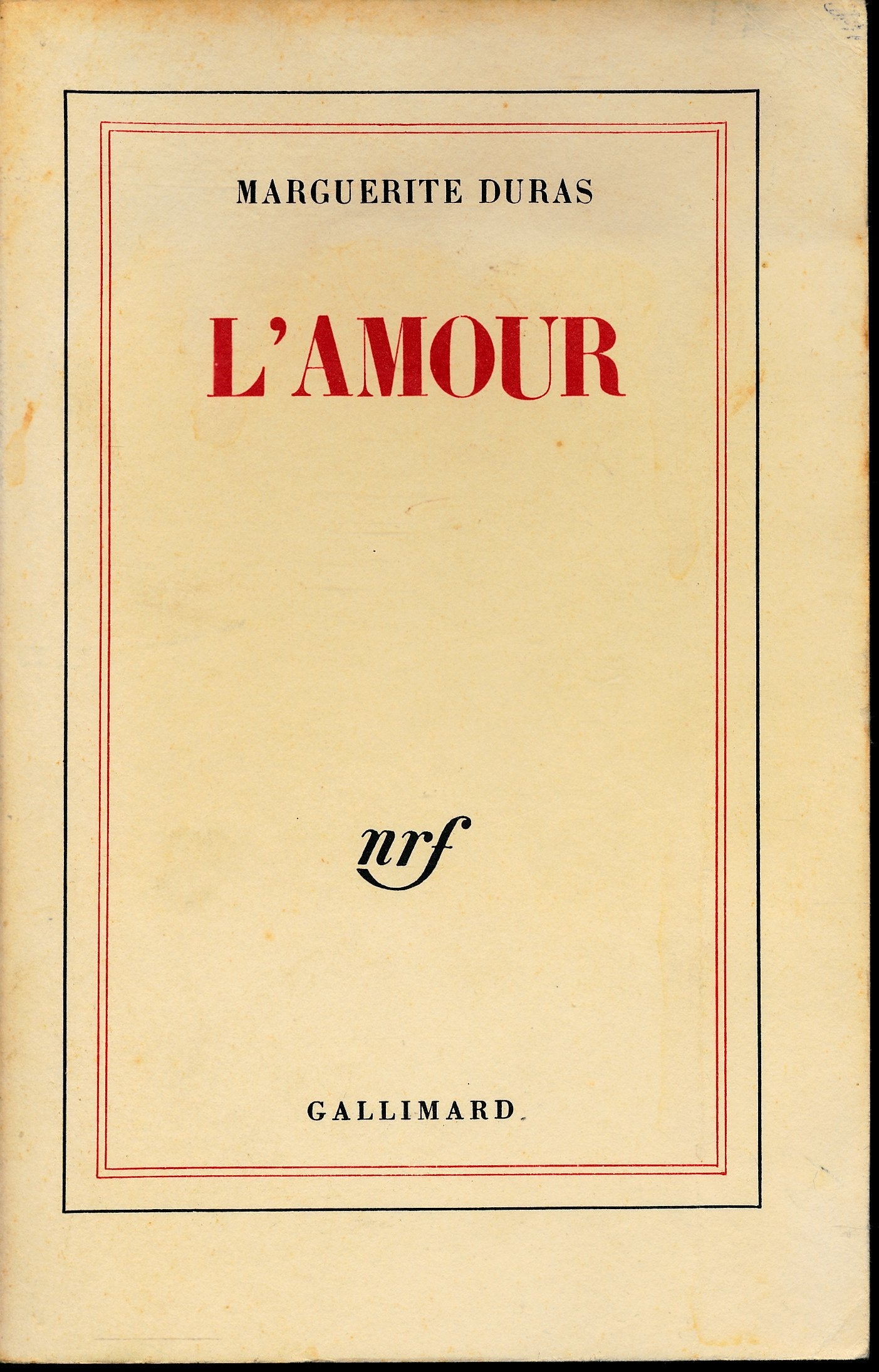 L'amour 