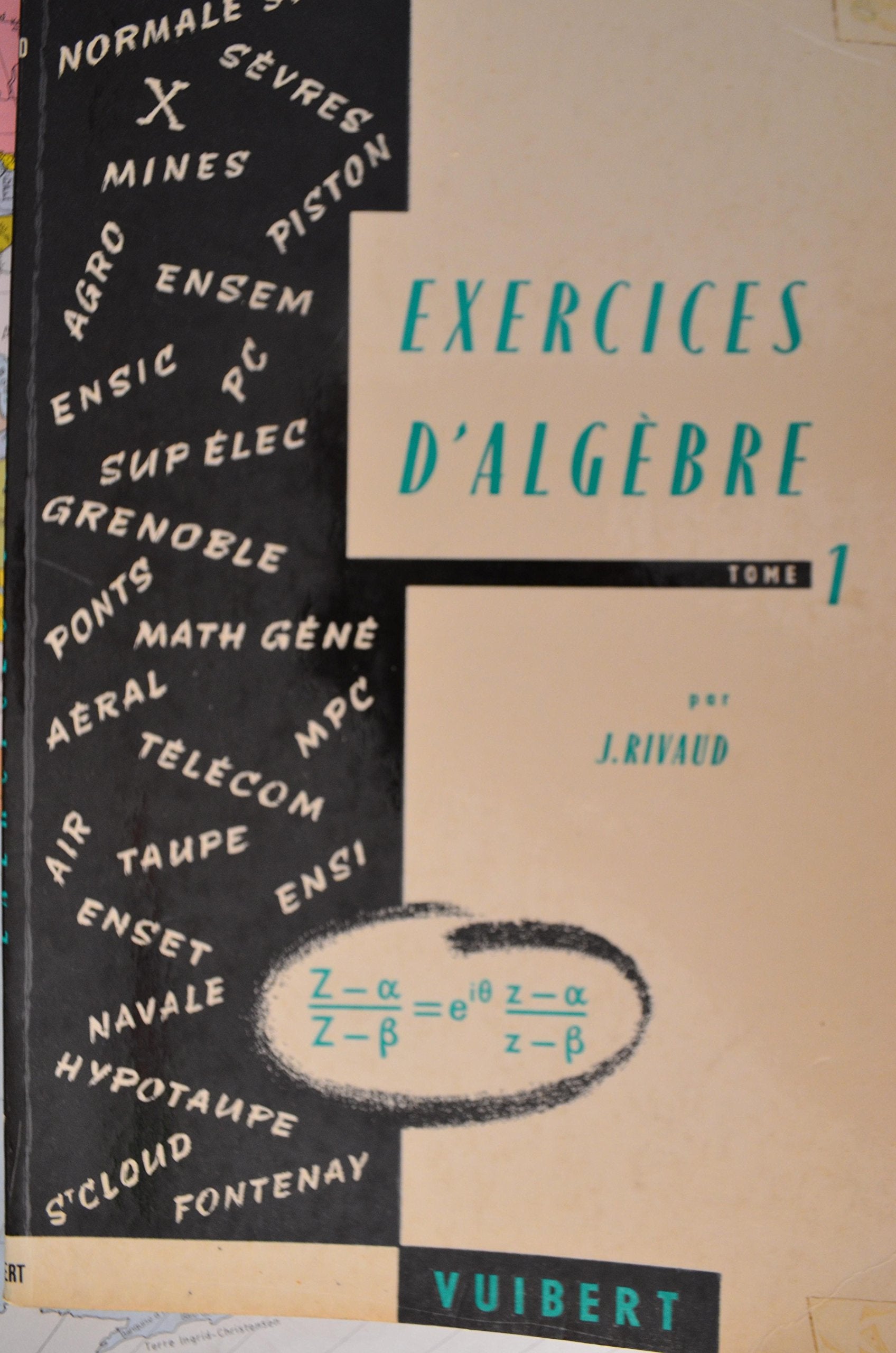 Exercices d'algèbre 9782711721764