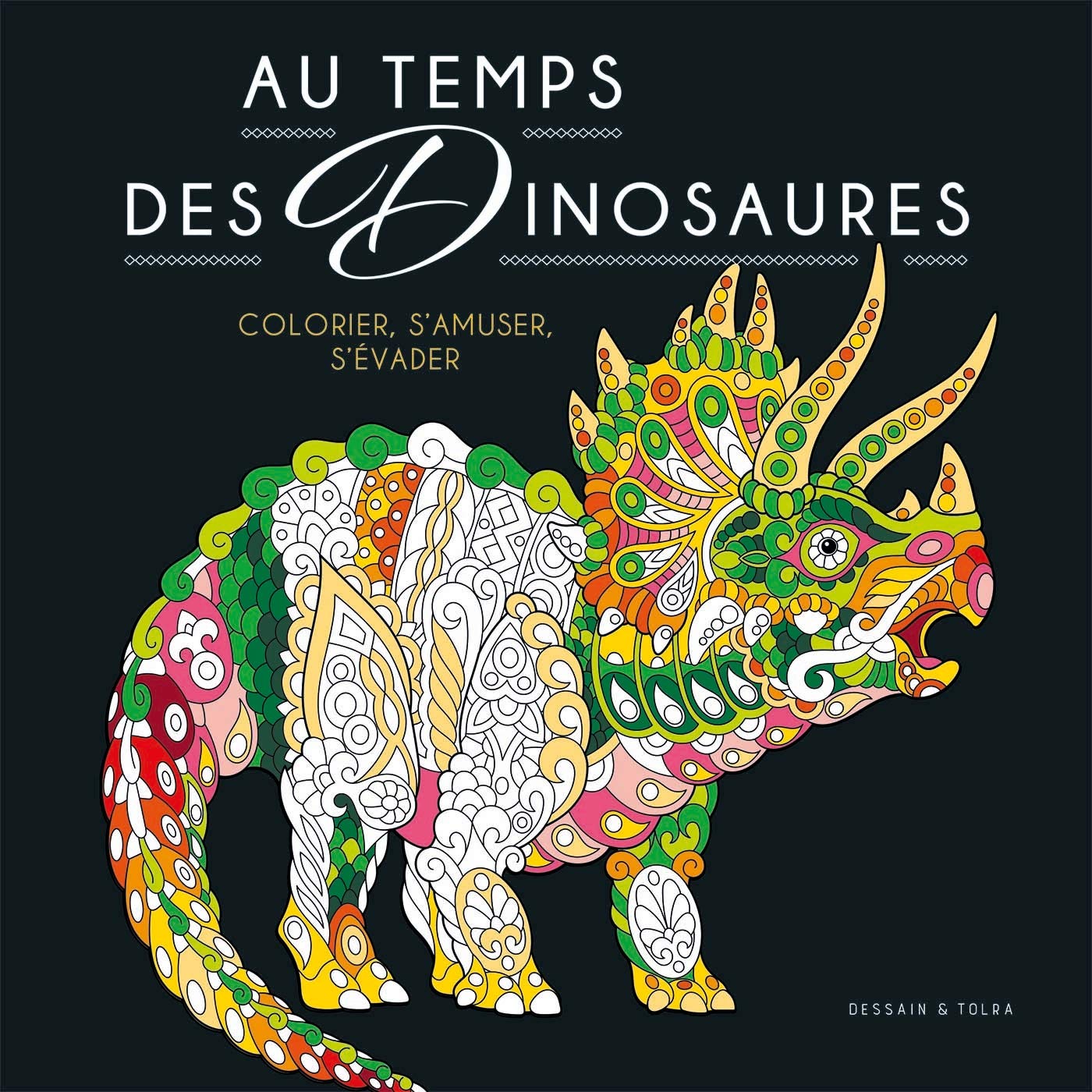Coloriage Black - Au temps des dinosaures 9782295013736