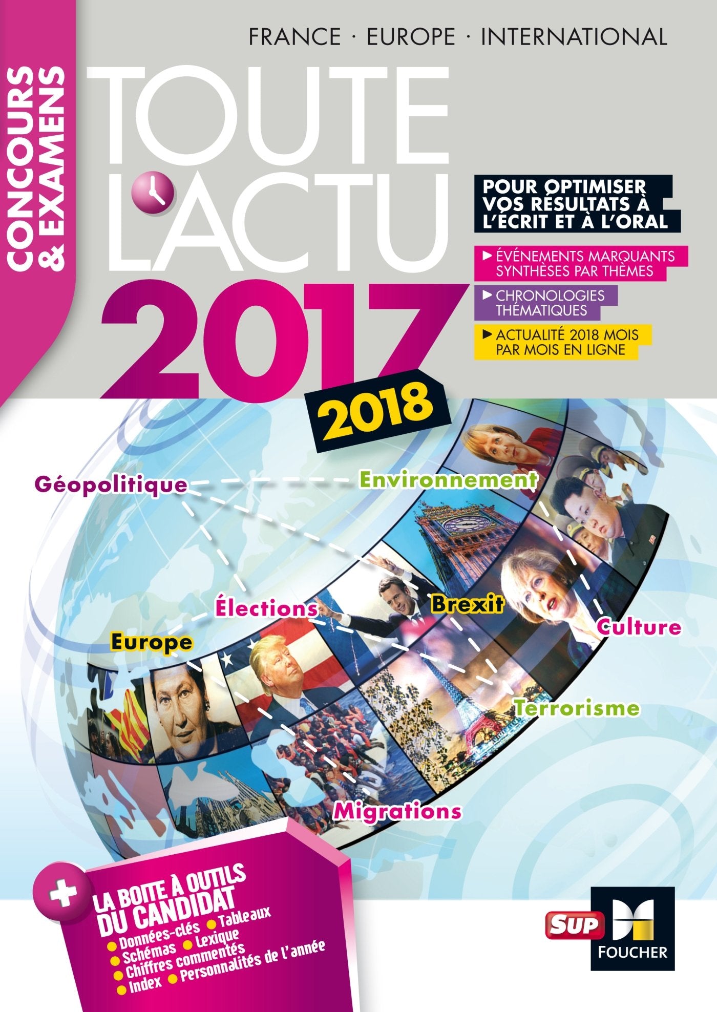 Toute l'actu 2017 - Concours & examens - Sujets et chiffres clefs de l'actualité 2017 9782216148035