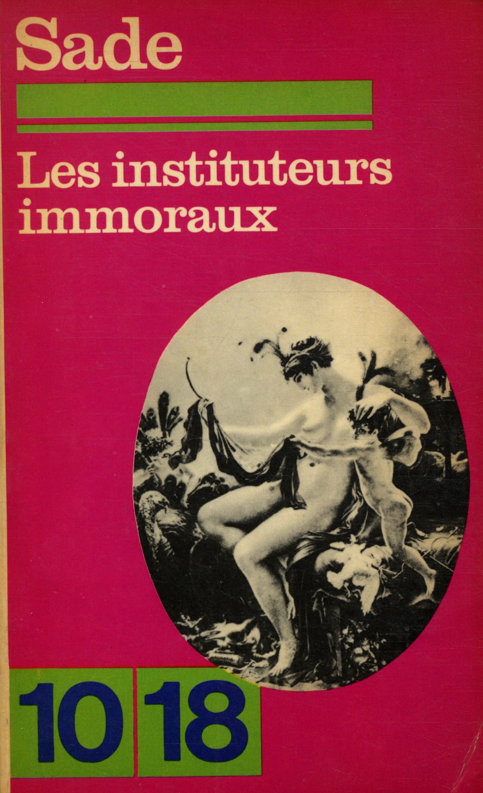 Les instituteurs immoraux / Sade / Réf23523 