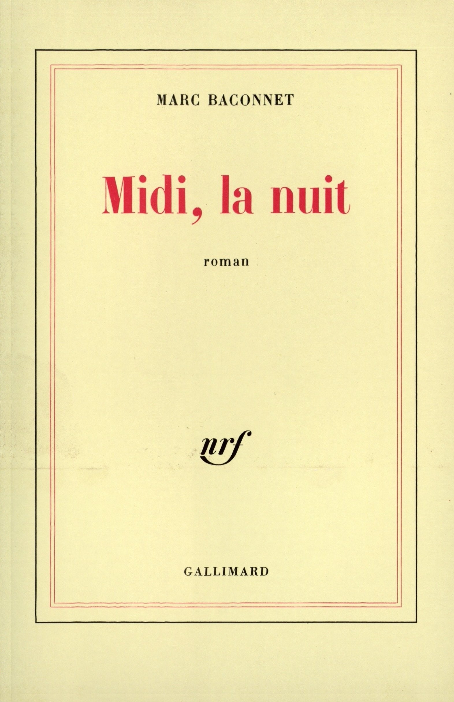 Midi, la nuit 9782070702053