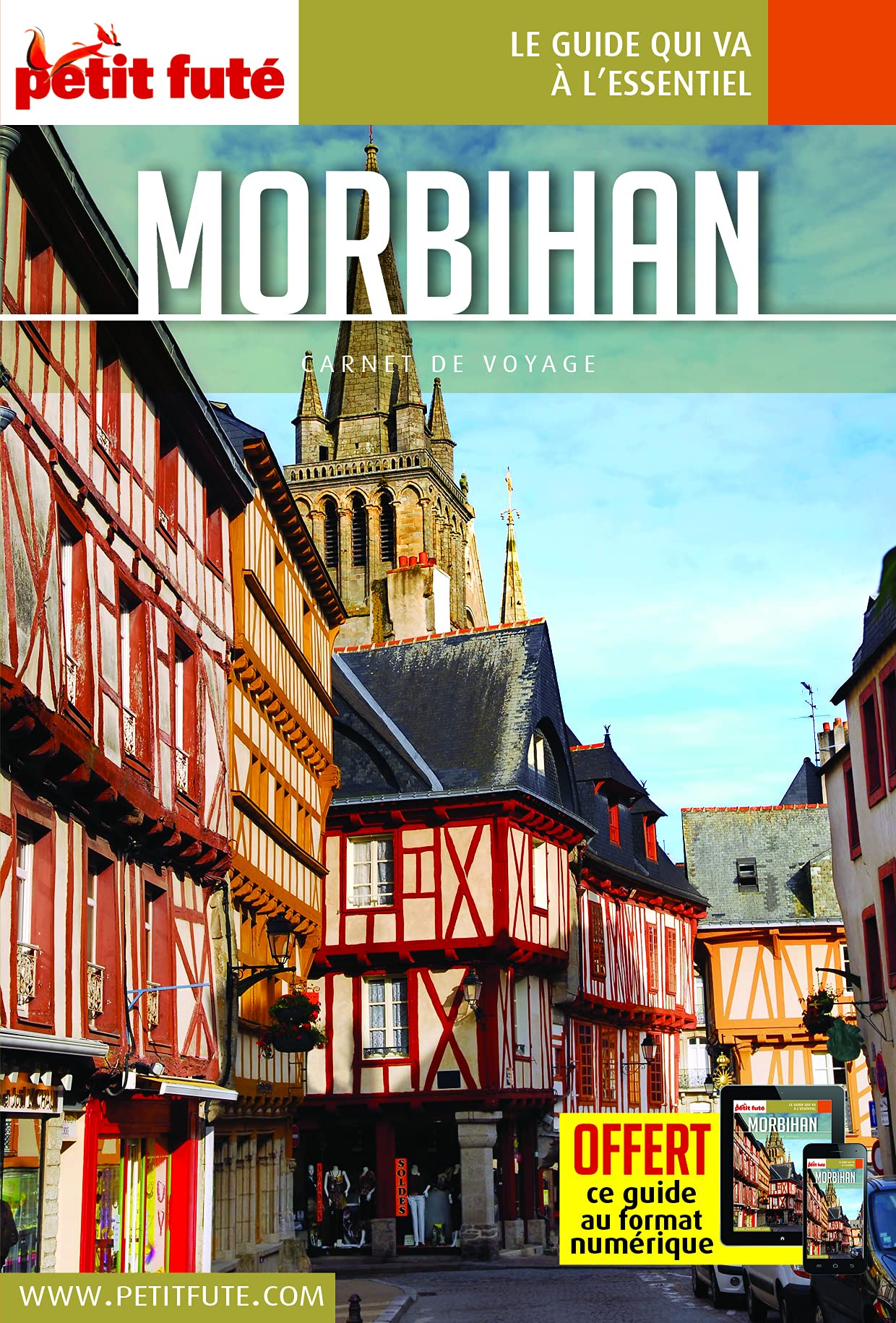 Guide Morbihan 2021 Carnet Petit Futé 9782305058856