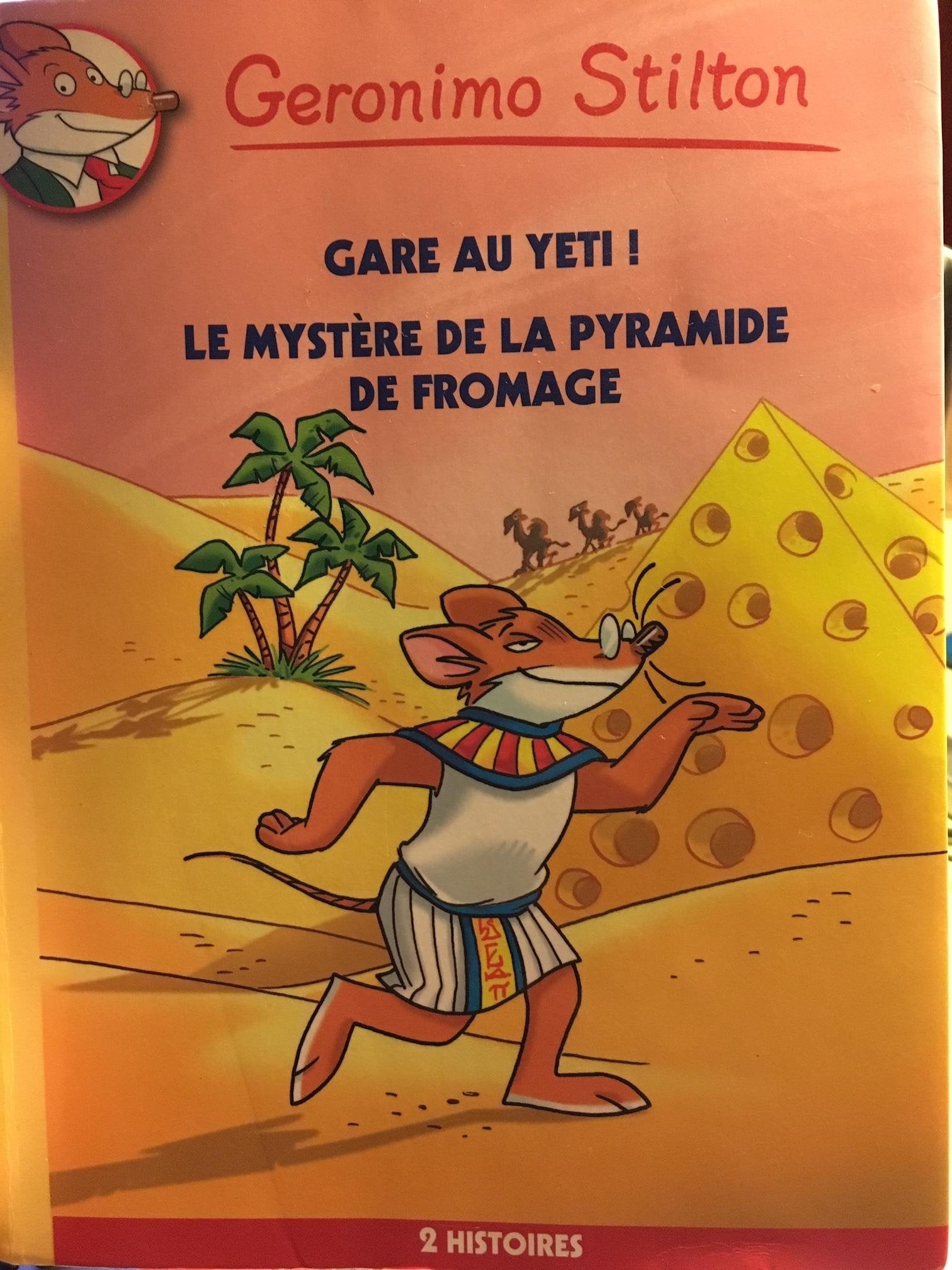 GARE AU YETI - LE MYSTERE DE LA PYRAMIDE DE FROMAGE : 2 HISTOIRES 9782298052145