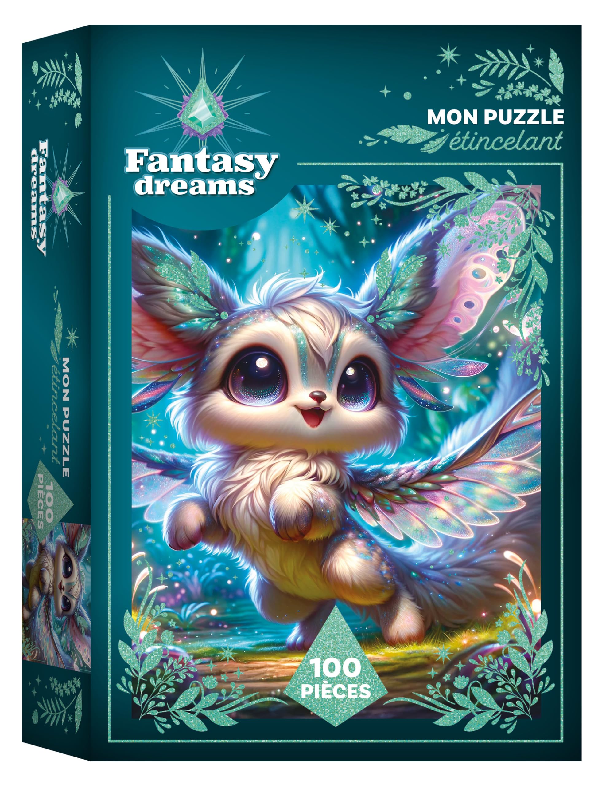 Mon puzzle étincelant Fantasy Dreams 2025 (100 pièces) 9782215197591