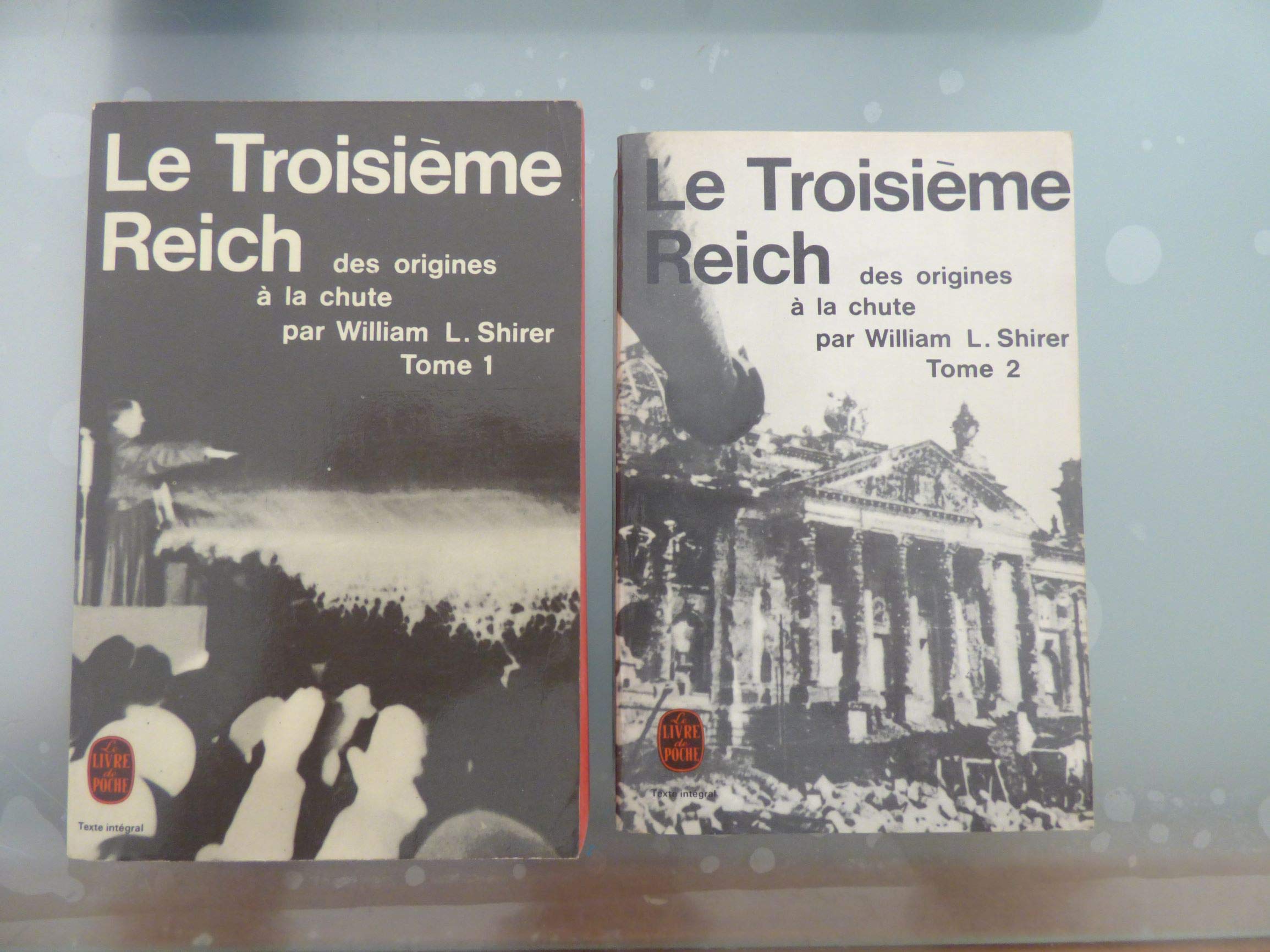 L. SHIRER le troisième reich - des origines à la chute 2 Tomes - 1965 Poche++ 