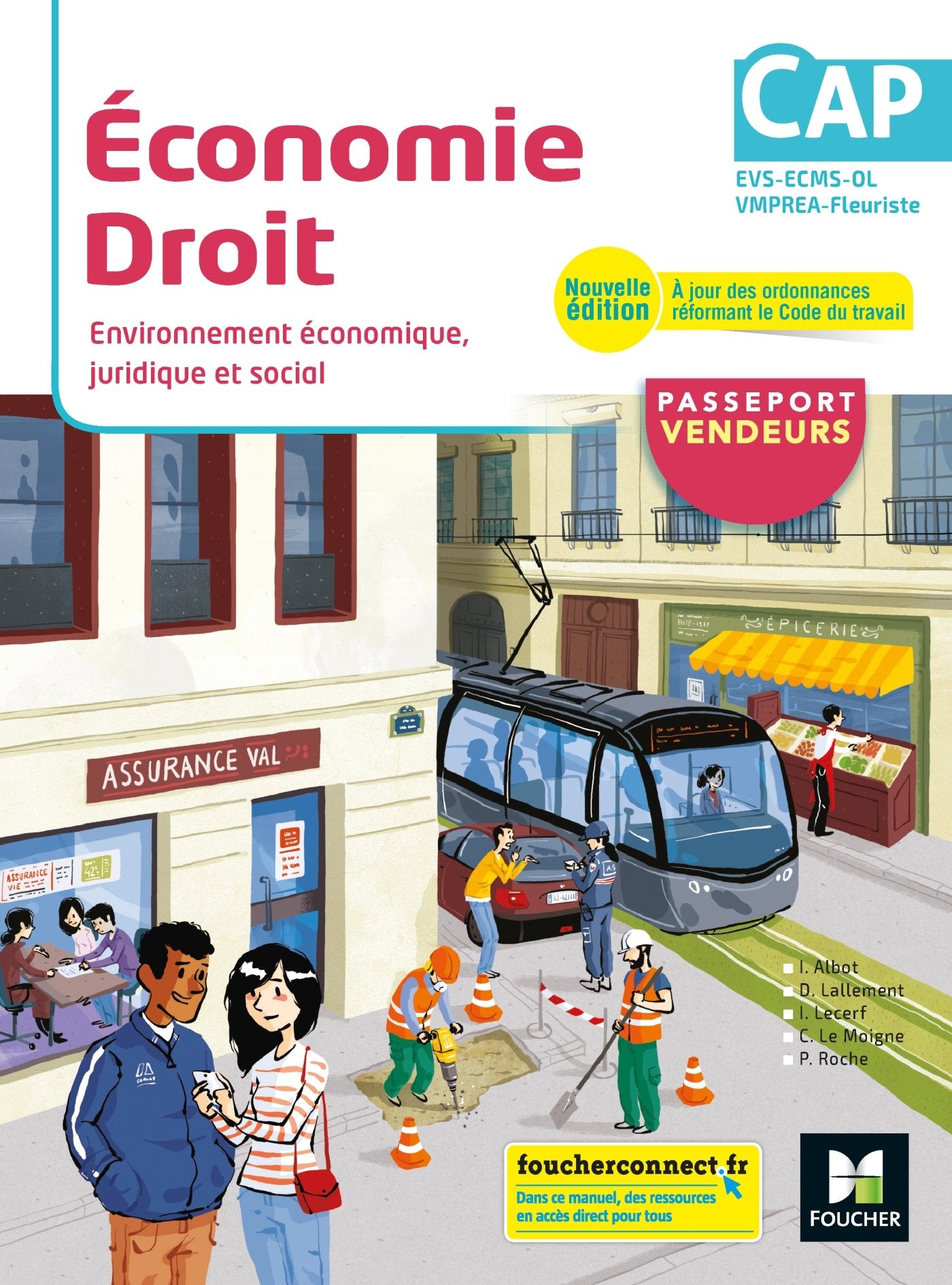 Passeport Vendeur - ECONOMIE-DROIT CAP - Éd. 2018 - Manuel élève 9782216148349