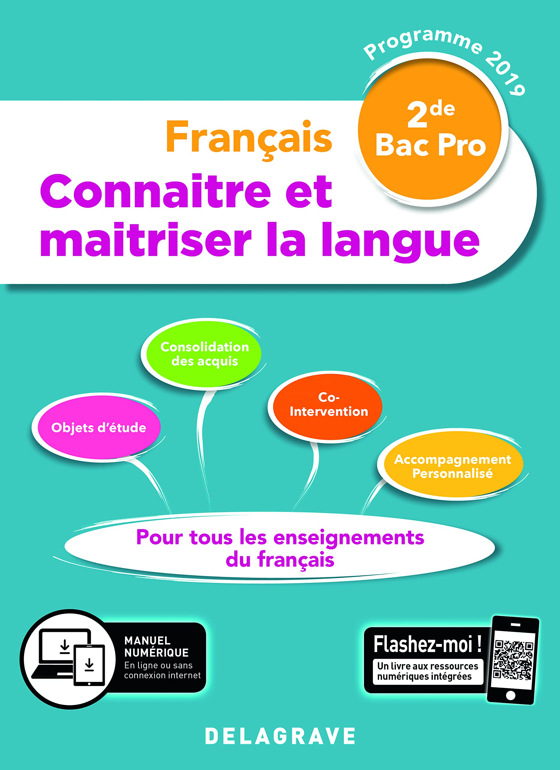 Connaitre et maitriser la langue 2de Bac Pro (2019) - Pochette élève: Français 9782206402017