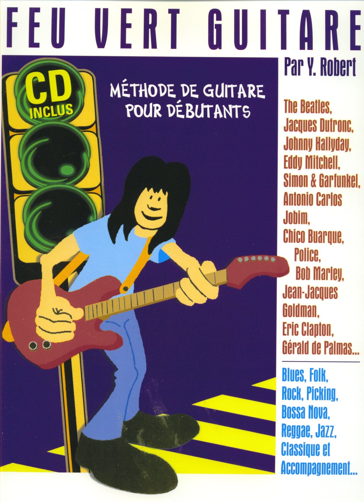 Feu vert guitare - méthode pour débutants (tab) + 1 CD 3553301005290