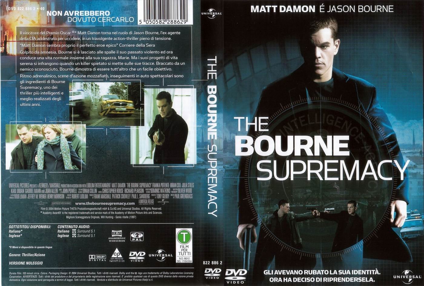 Bourne Supremacy 0025193298225