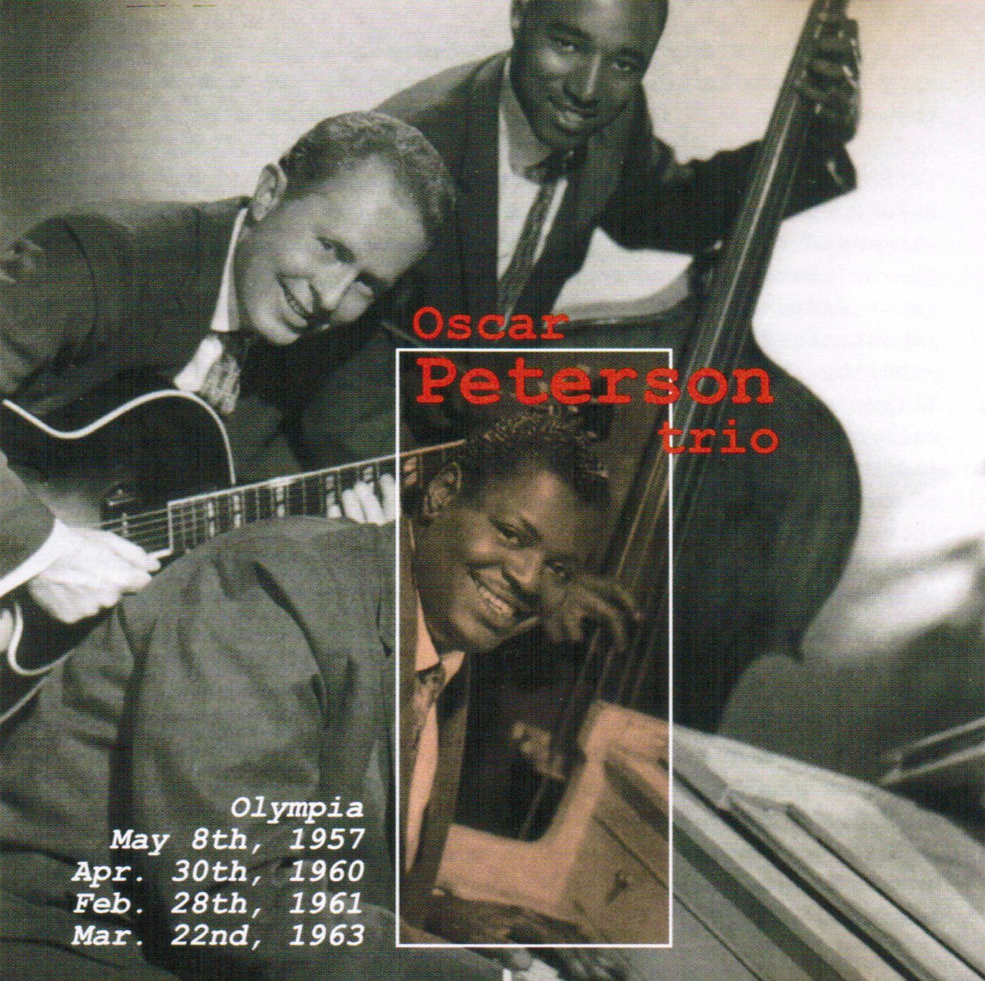 OSCAR PETERSON TRIO - PARIS JAZZ CONCERT PART 1, OLYMPIA 1957, 1960, 1961 & 1963 4006408174172