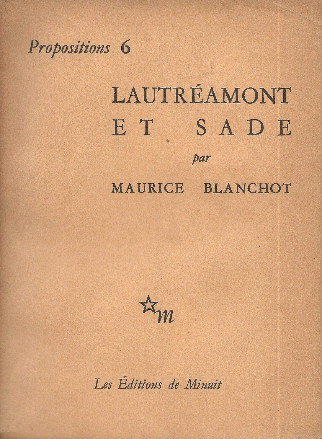 Lautréamont et Sade 9782707301246