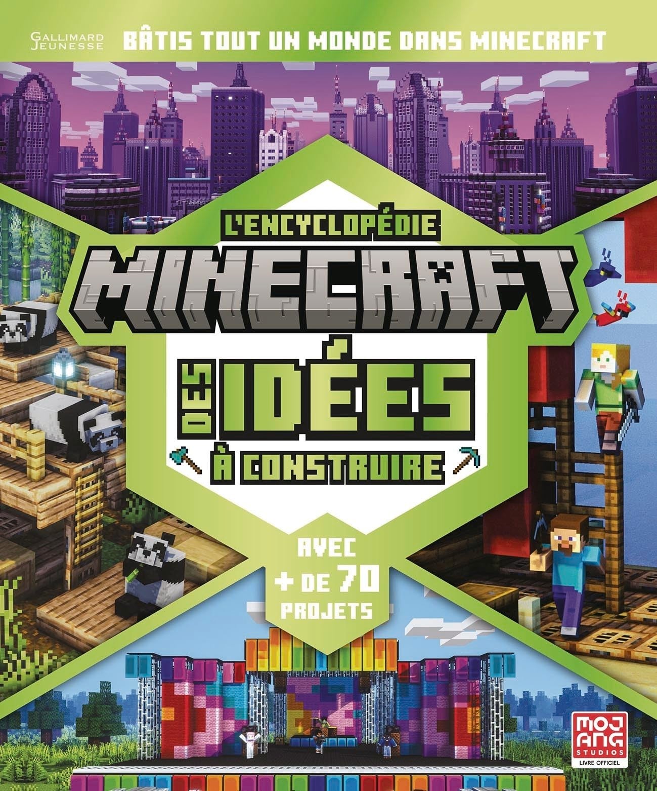 L'encyclopédie Minecraft des idées à construire: Plus de 70 projets 9782075208987