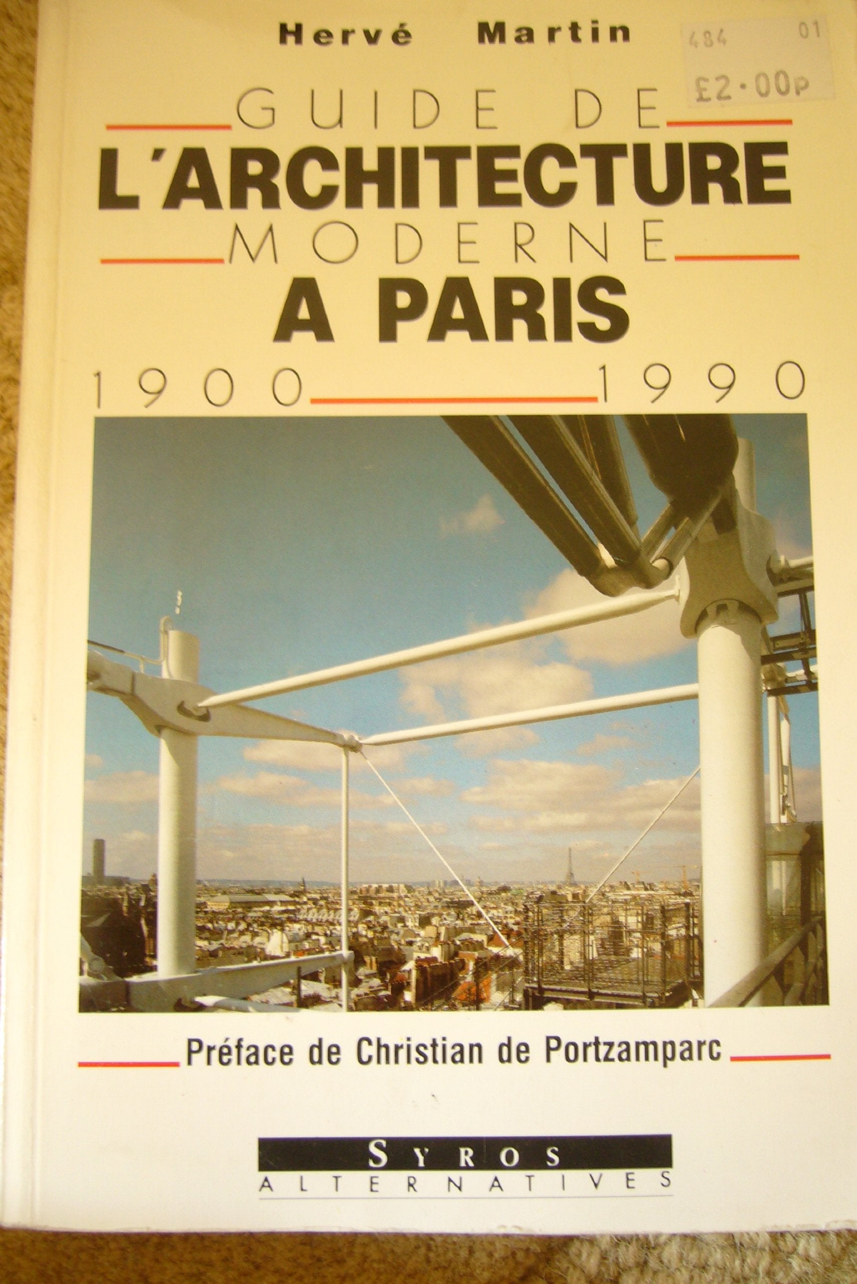 Guide de l'architecture moderne a paris / 1900-1990 9782867382208