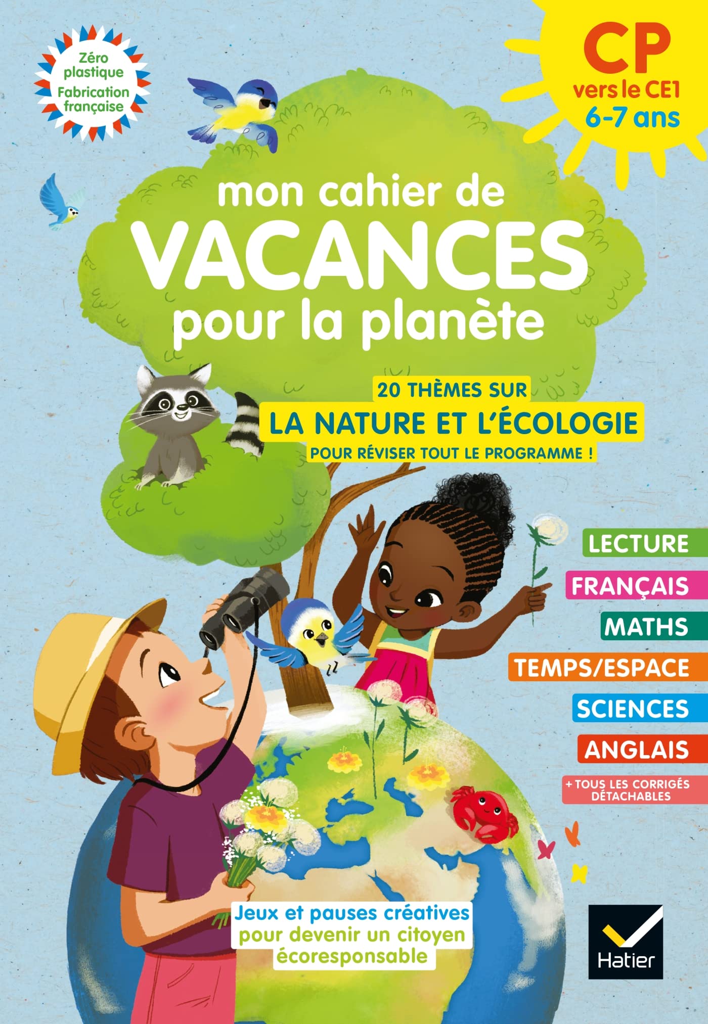 Mon cahier de Vacances pour la planète 2024 du CP au CE1 6/7 ans 9782401089983