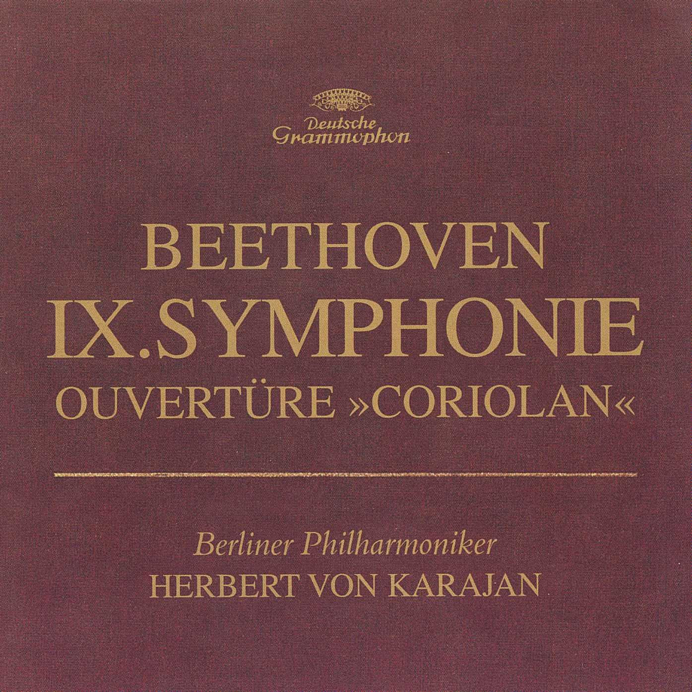 Symphony 9 / Coriolan Overture 0028944740127