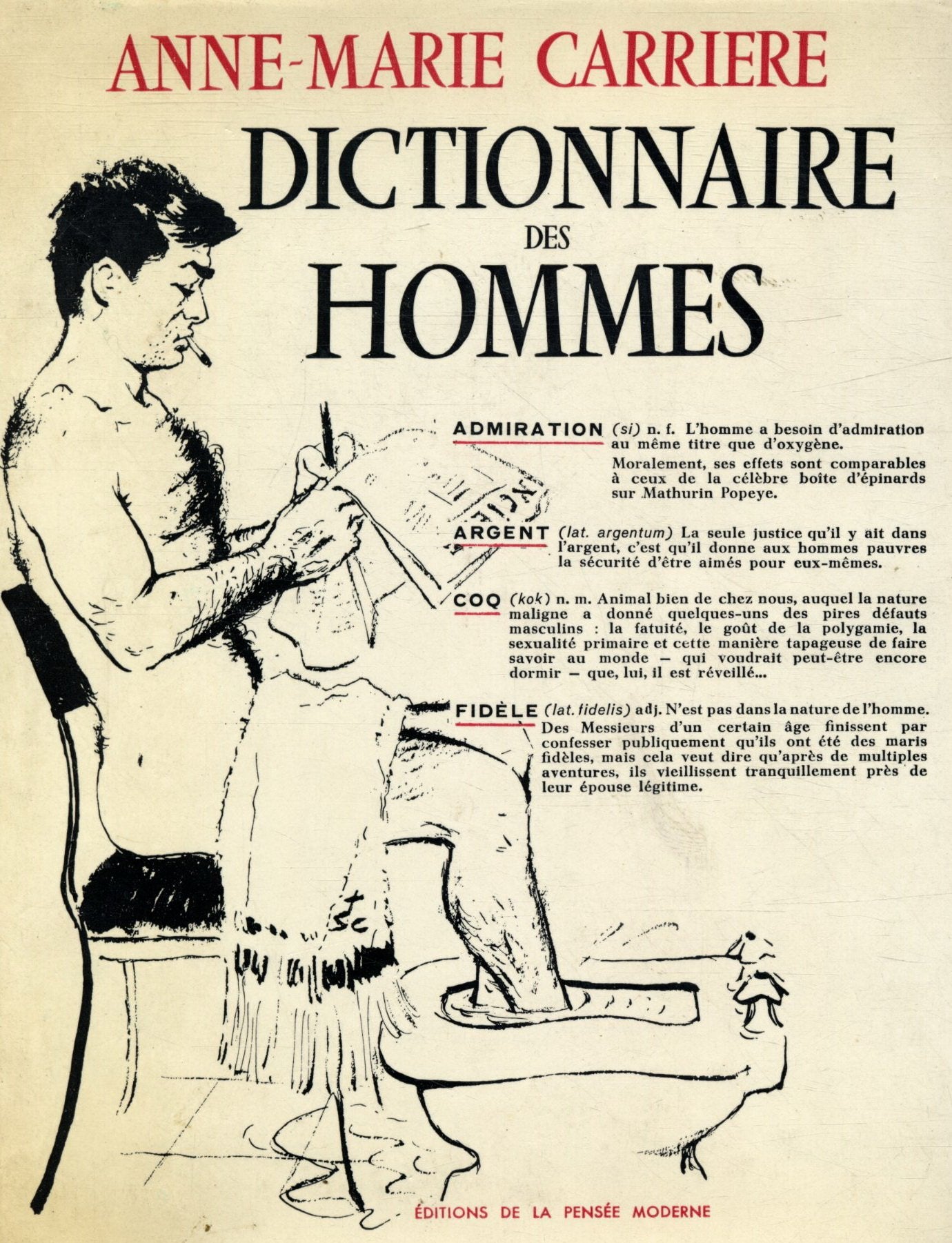 Dictionnaire des hommes / Carriere, Anne Marie / Réf23780 