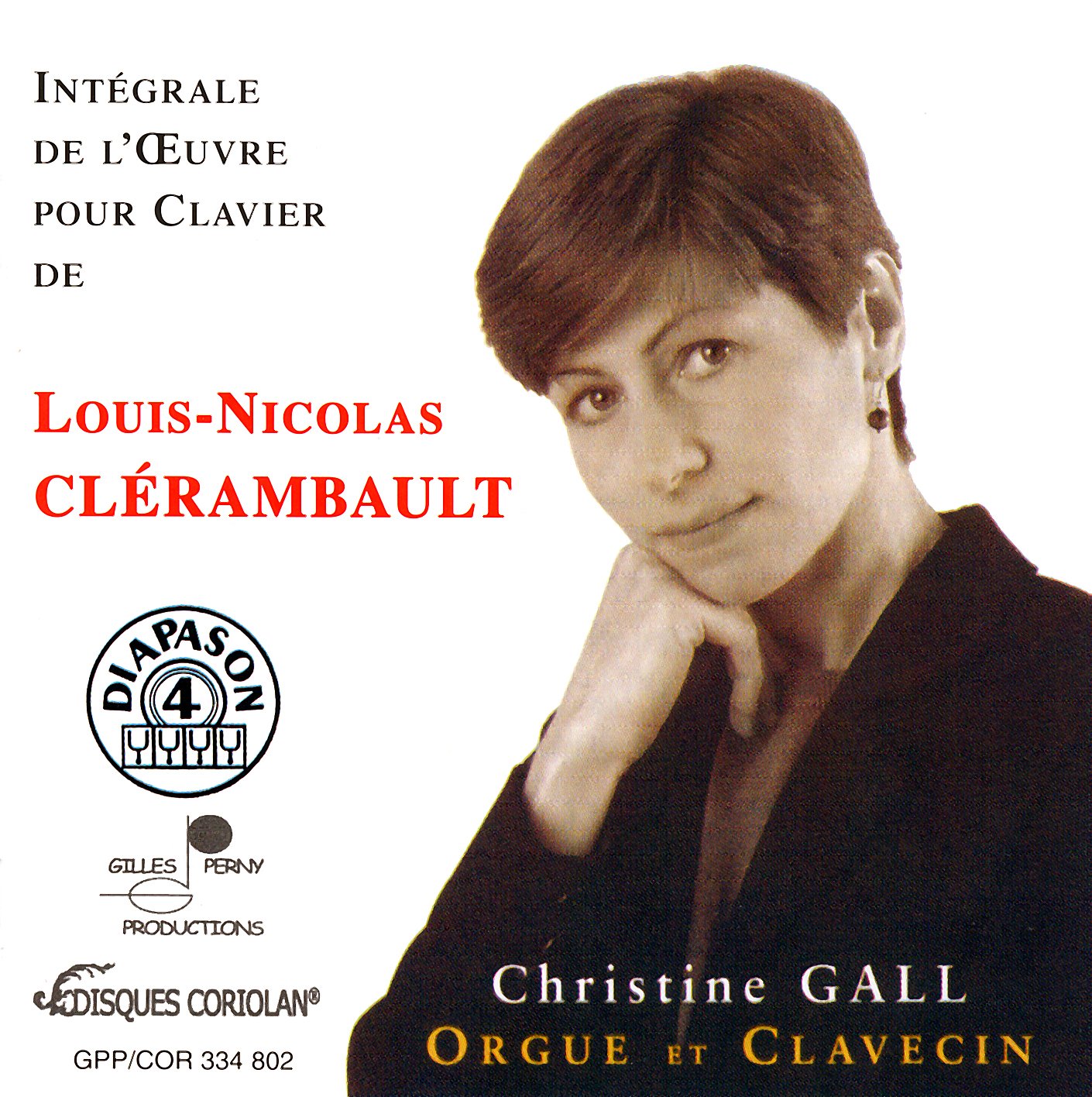 Intégrale de l'Œuvre pour Clavier de Louis Nicolas Clérambault 3000334802001