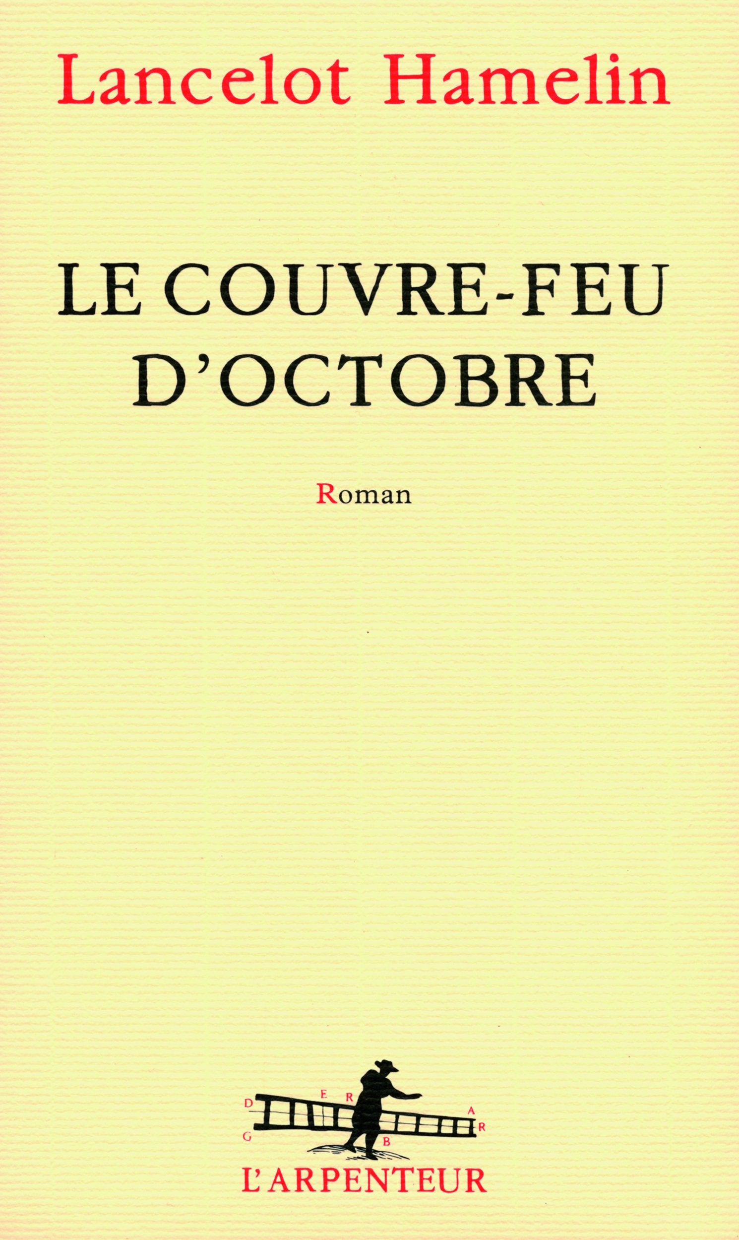 Le couvre-feu d'octobre 9782070138036