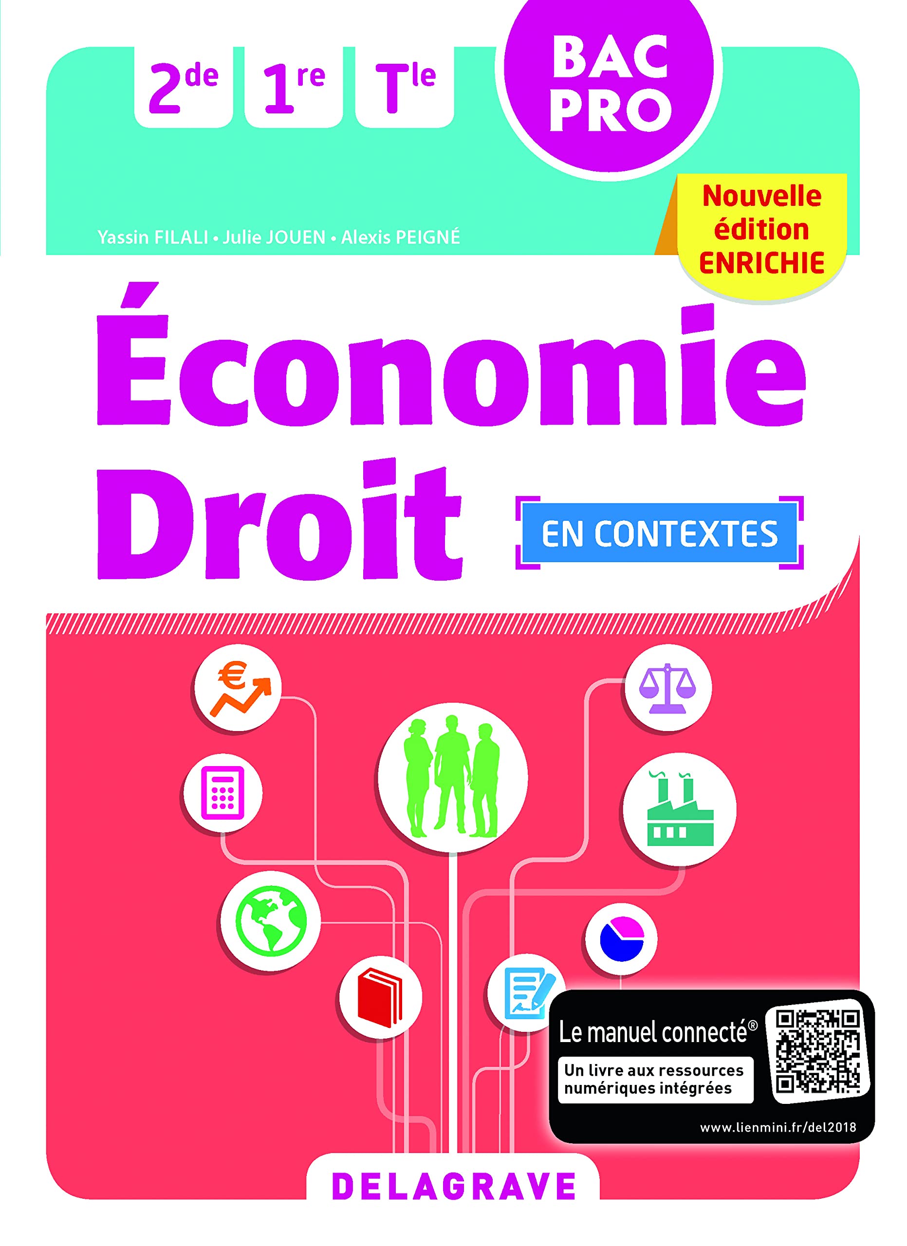 Économie-Droit 2de, 1re, Tle Bac Pro (2018) - Pochette élève 9782206204666